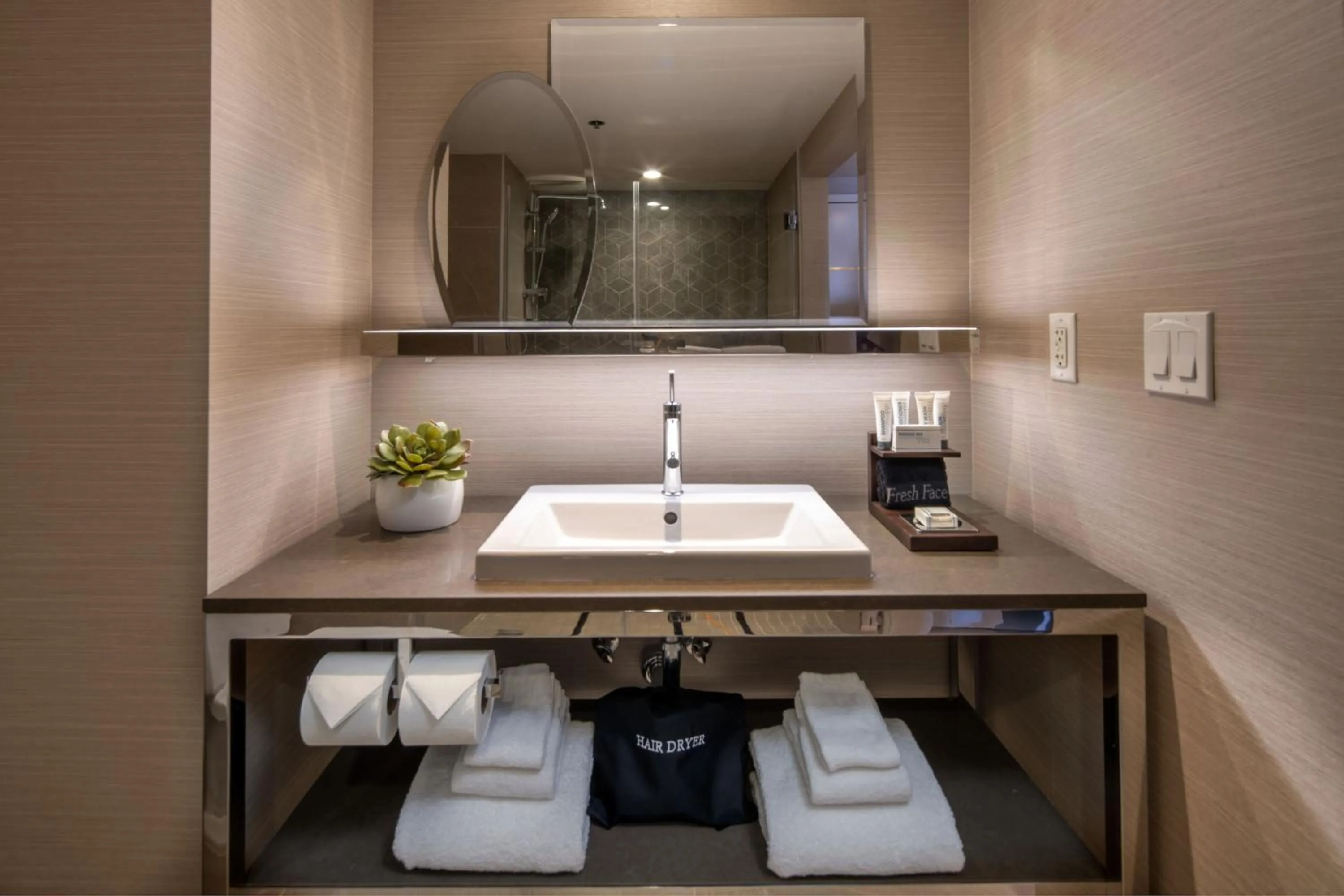 Bathroom in SAHARA Las Vegas