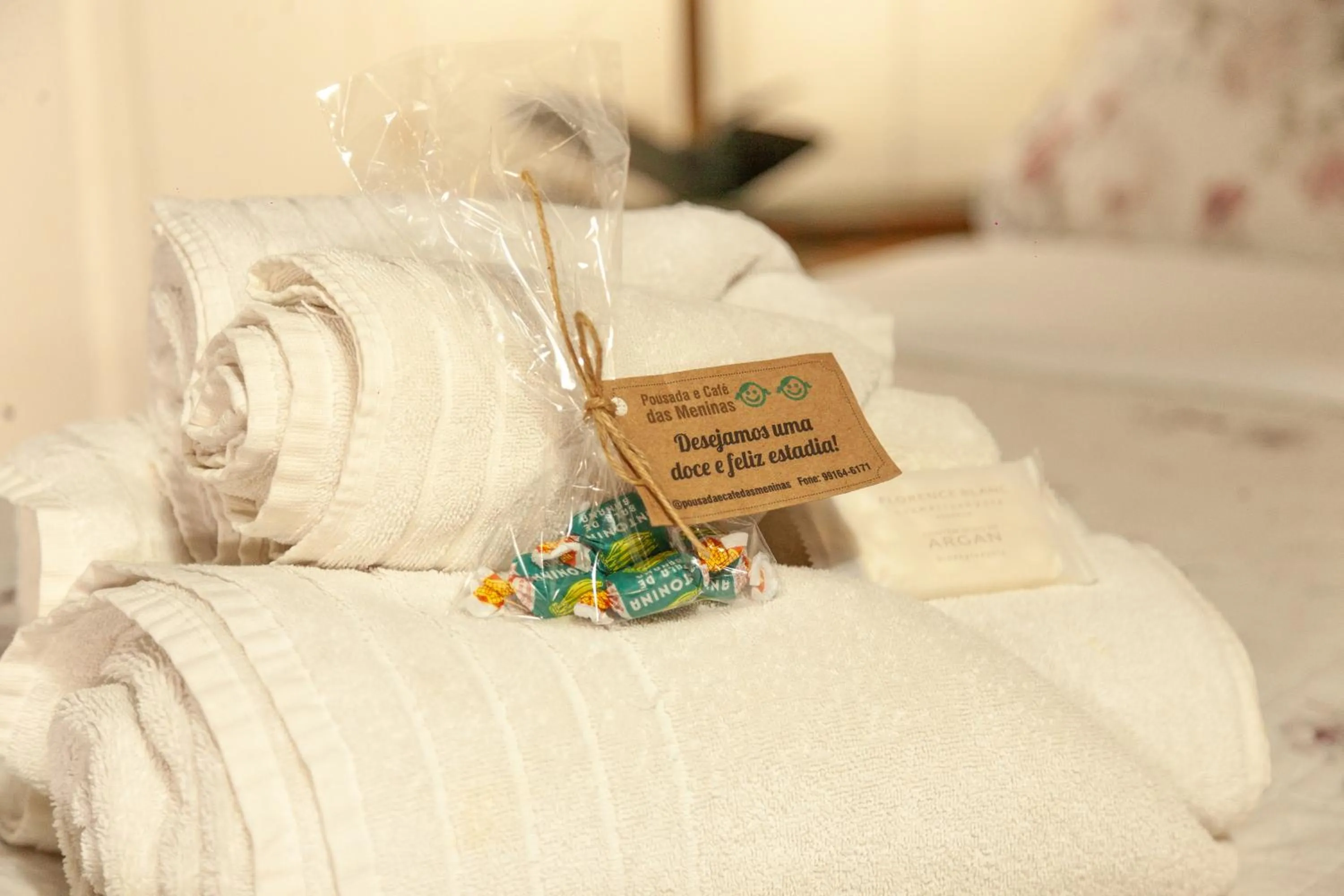 Bed in Pousada das Meninas