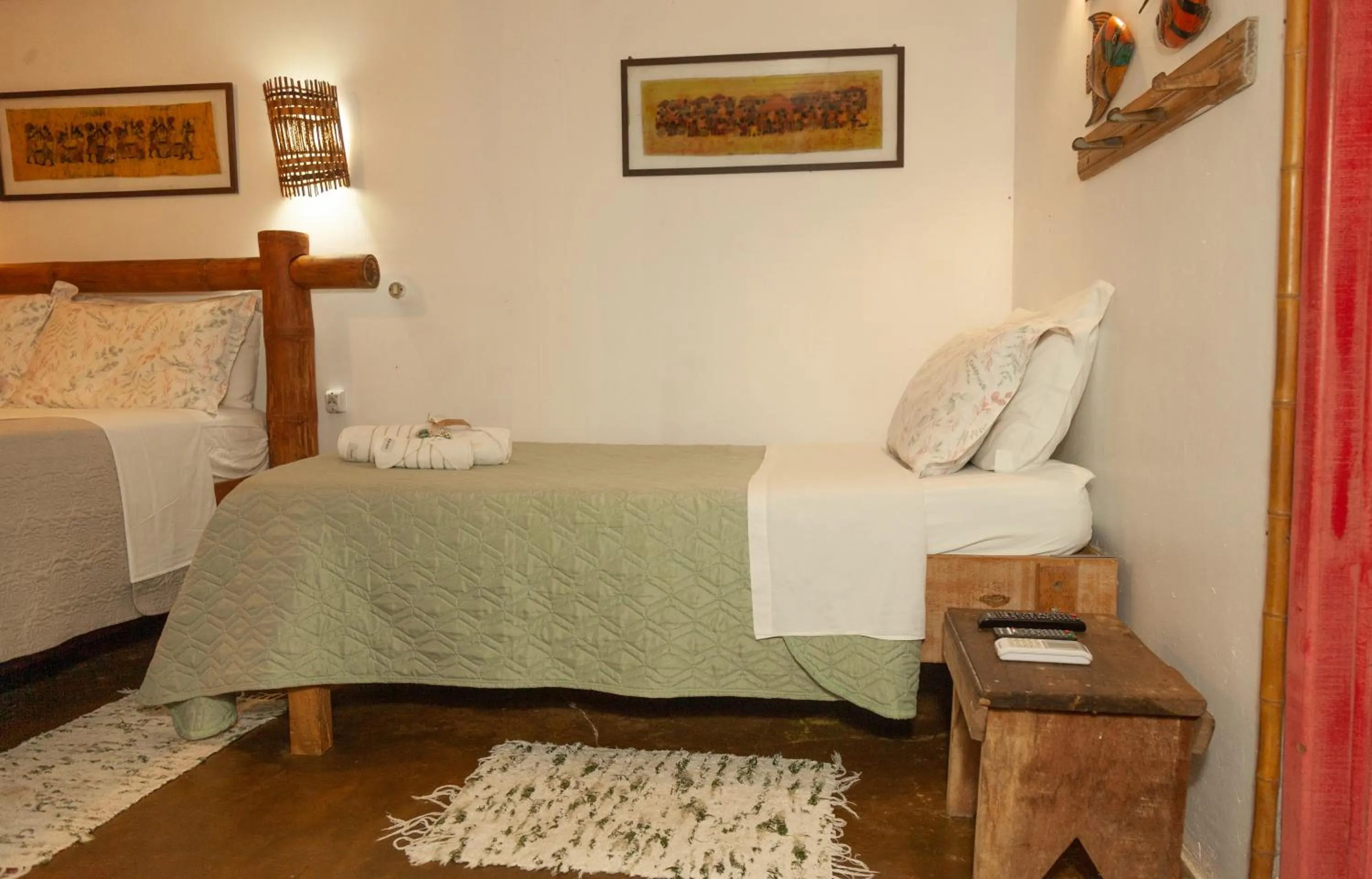 Bed in Pousada das Meninas