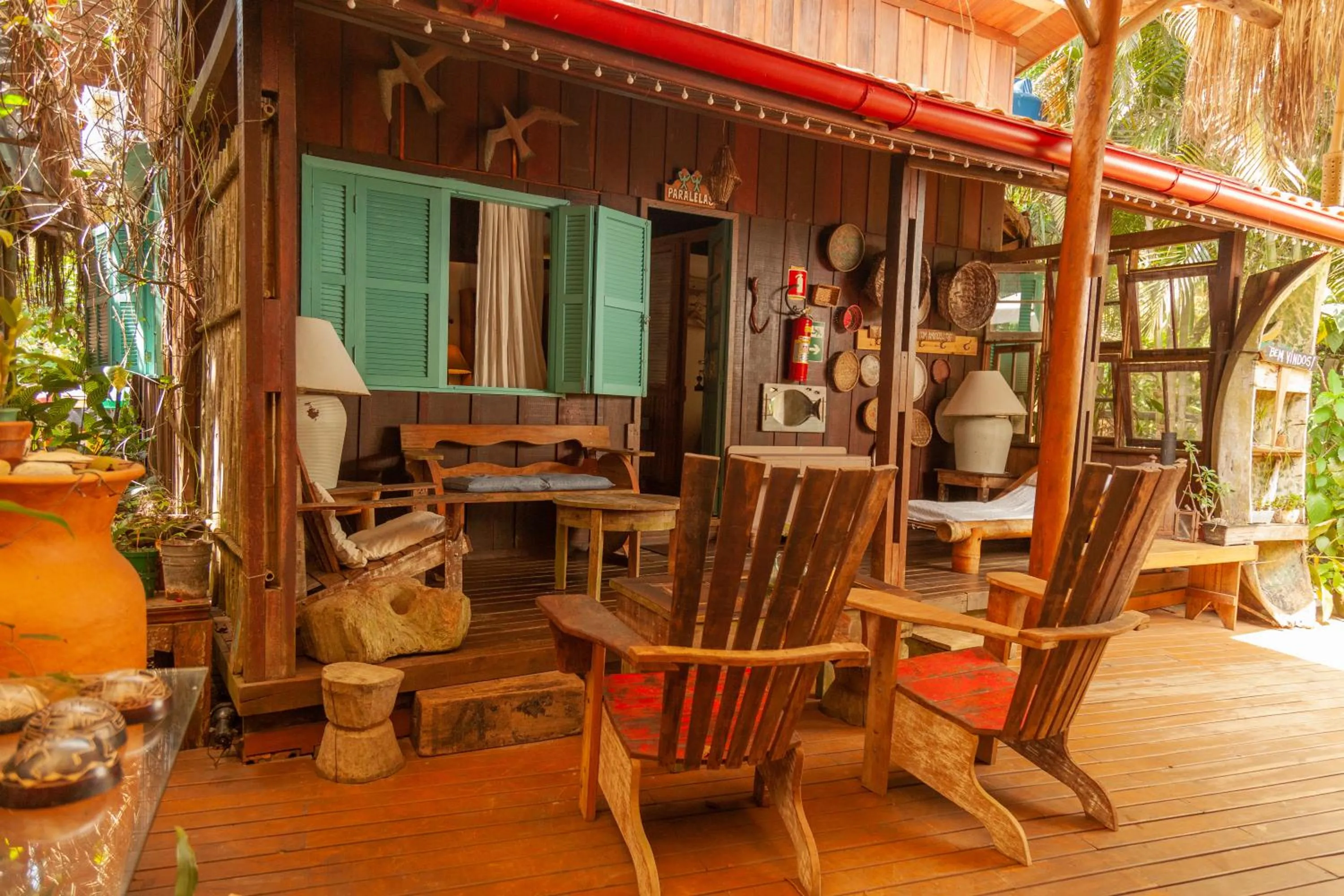 Patio in Pousada das Meninas