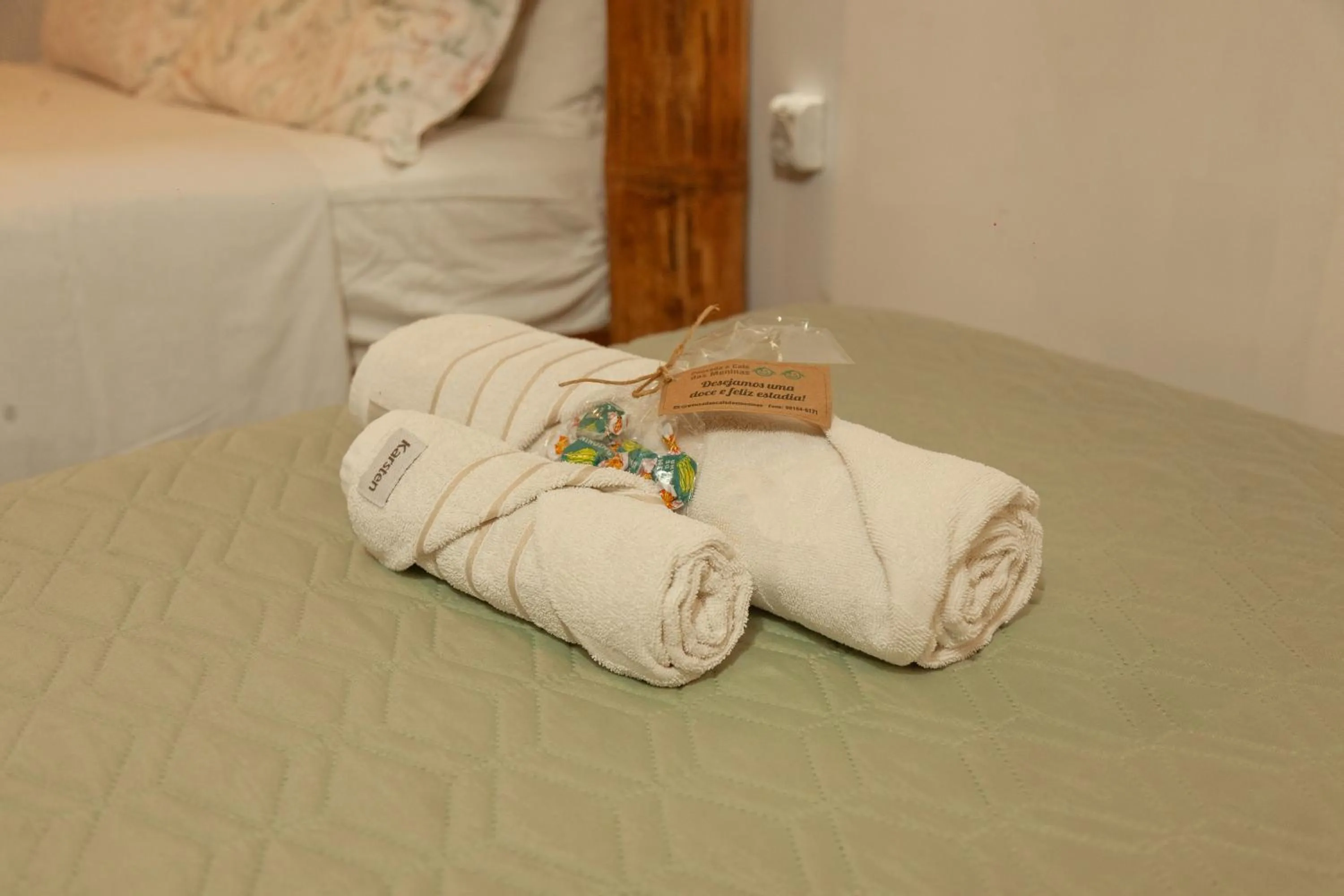 Bed in Pousada das Meninas