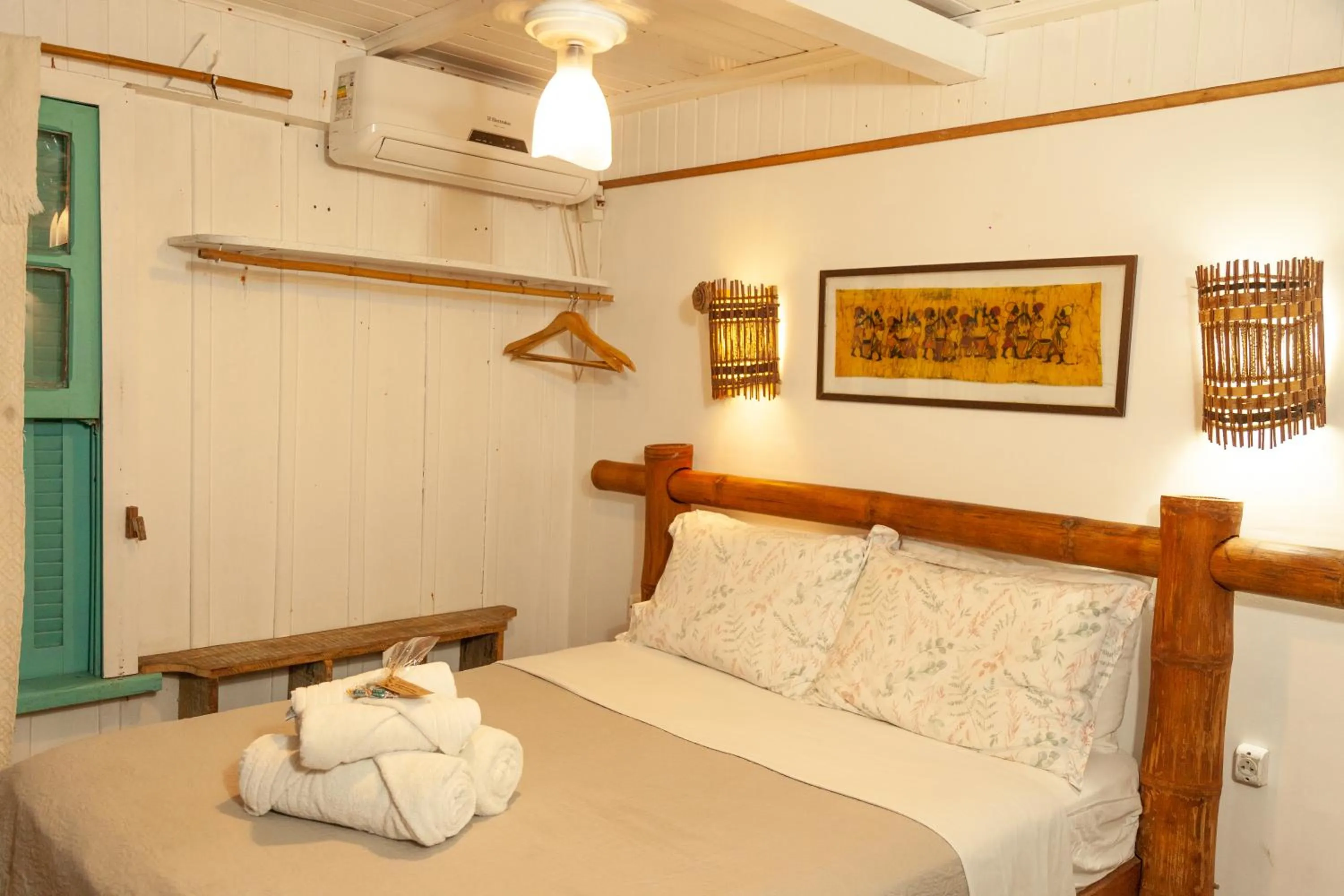 Bed in Pousada das Meninas