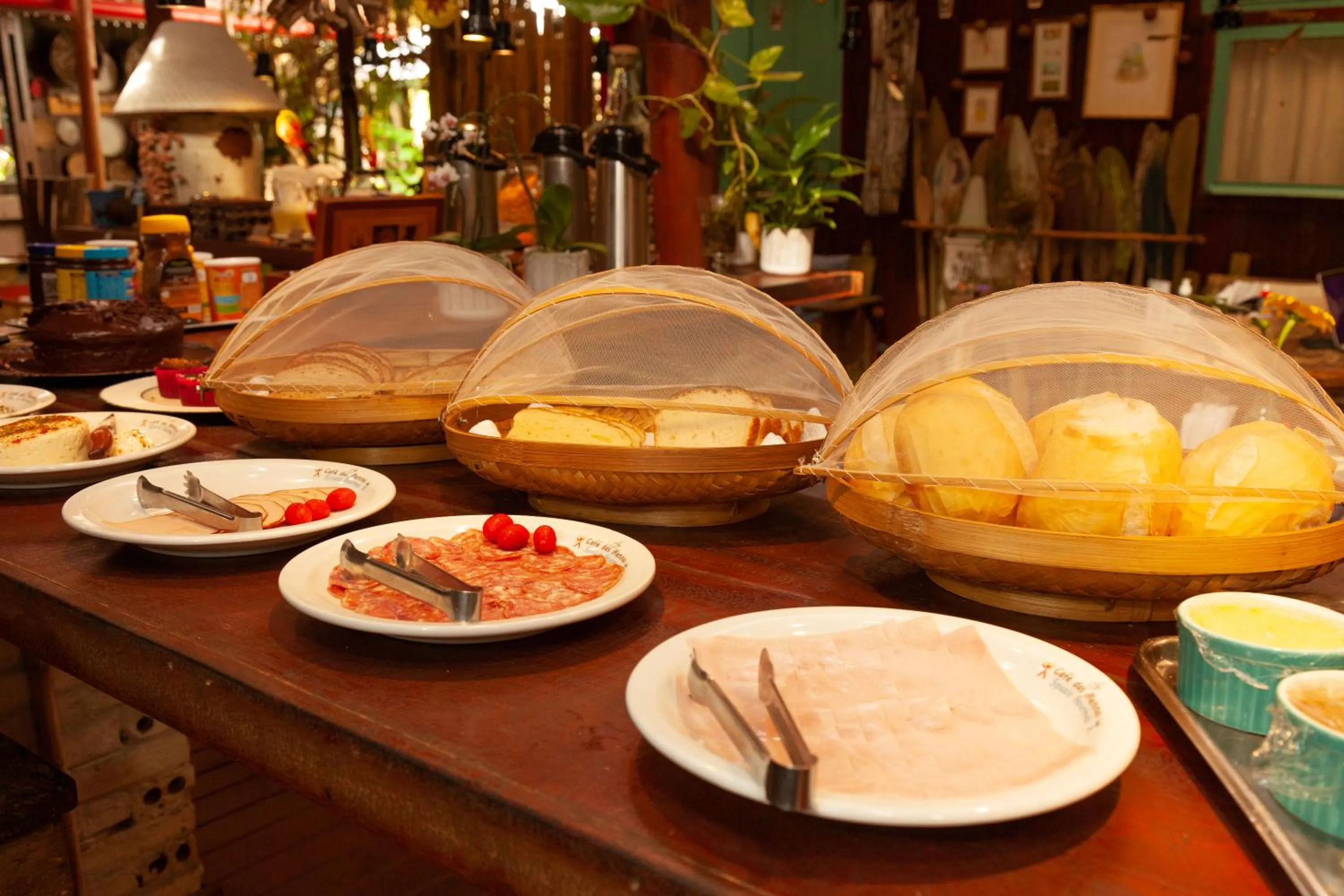 Food and drinks in Pousada das Meninas