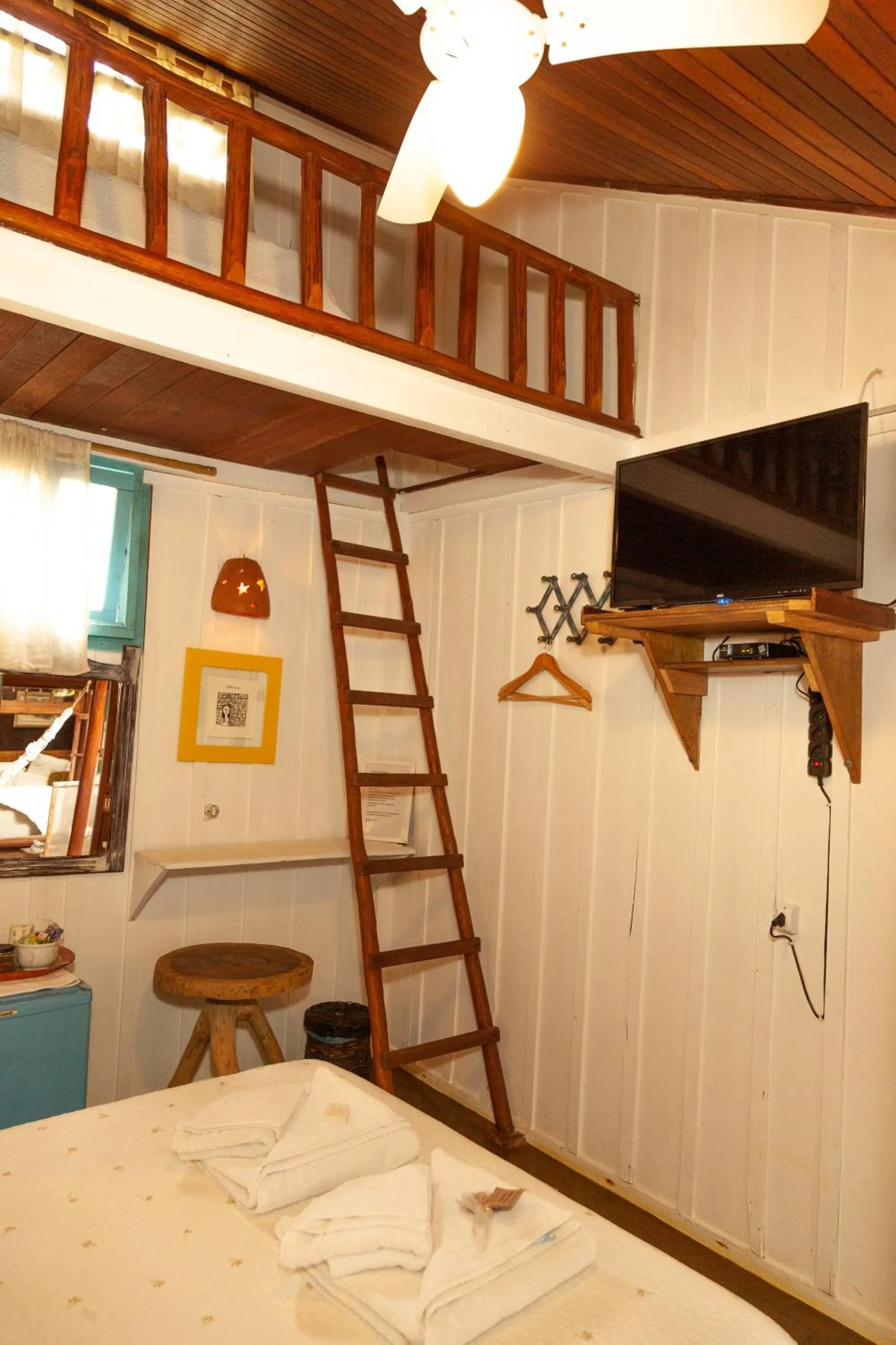 Bed in Pousada das Meninas