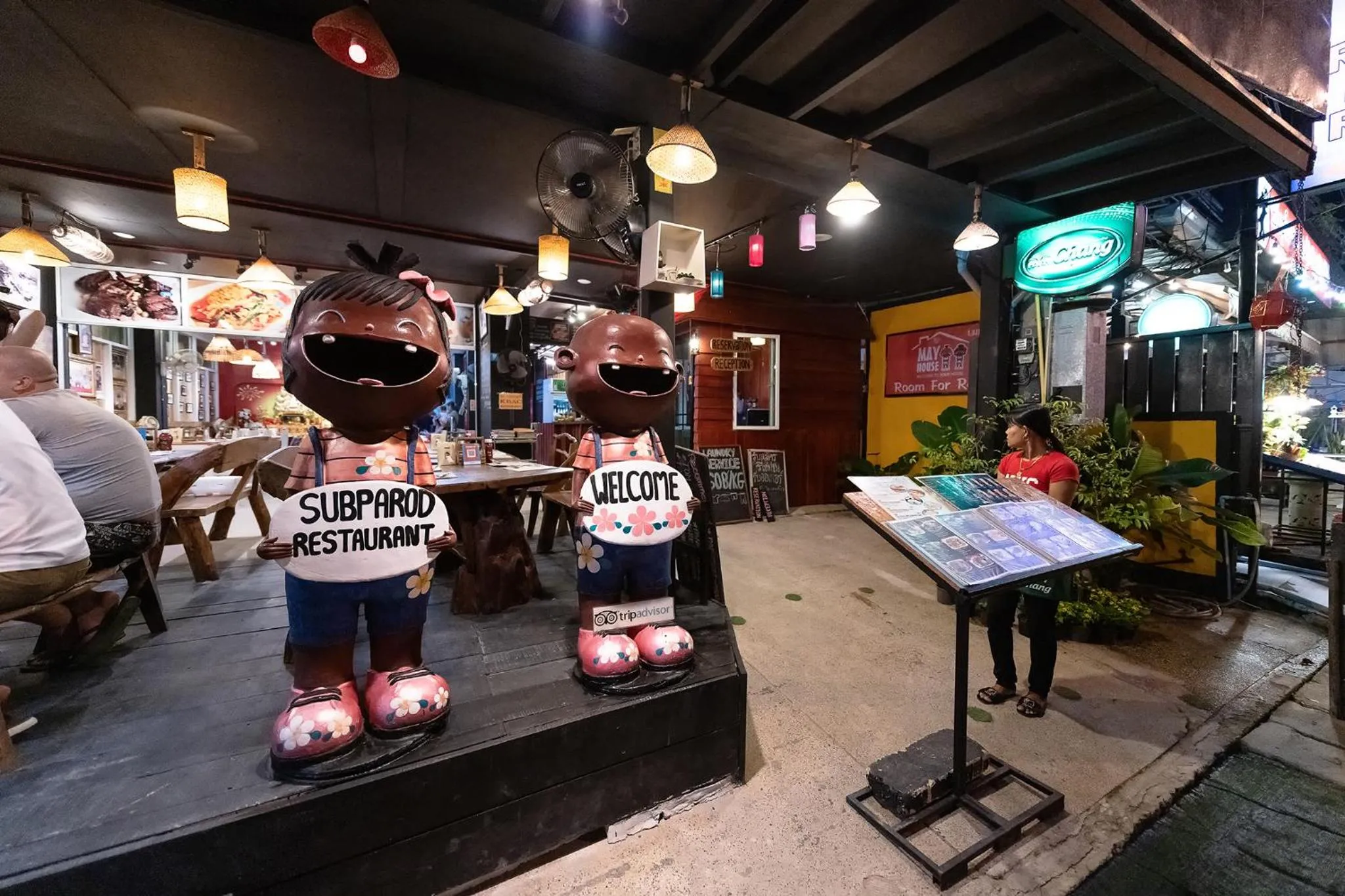 Dining area in May House Karon Beach