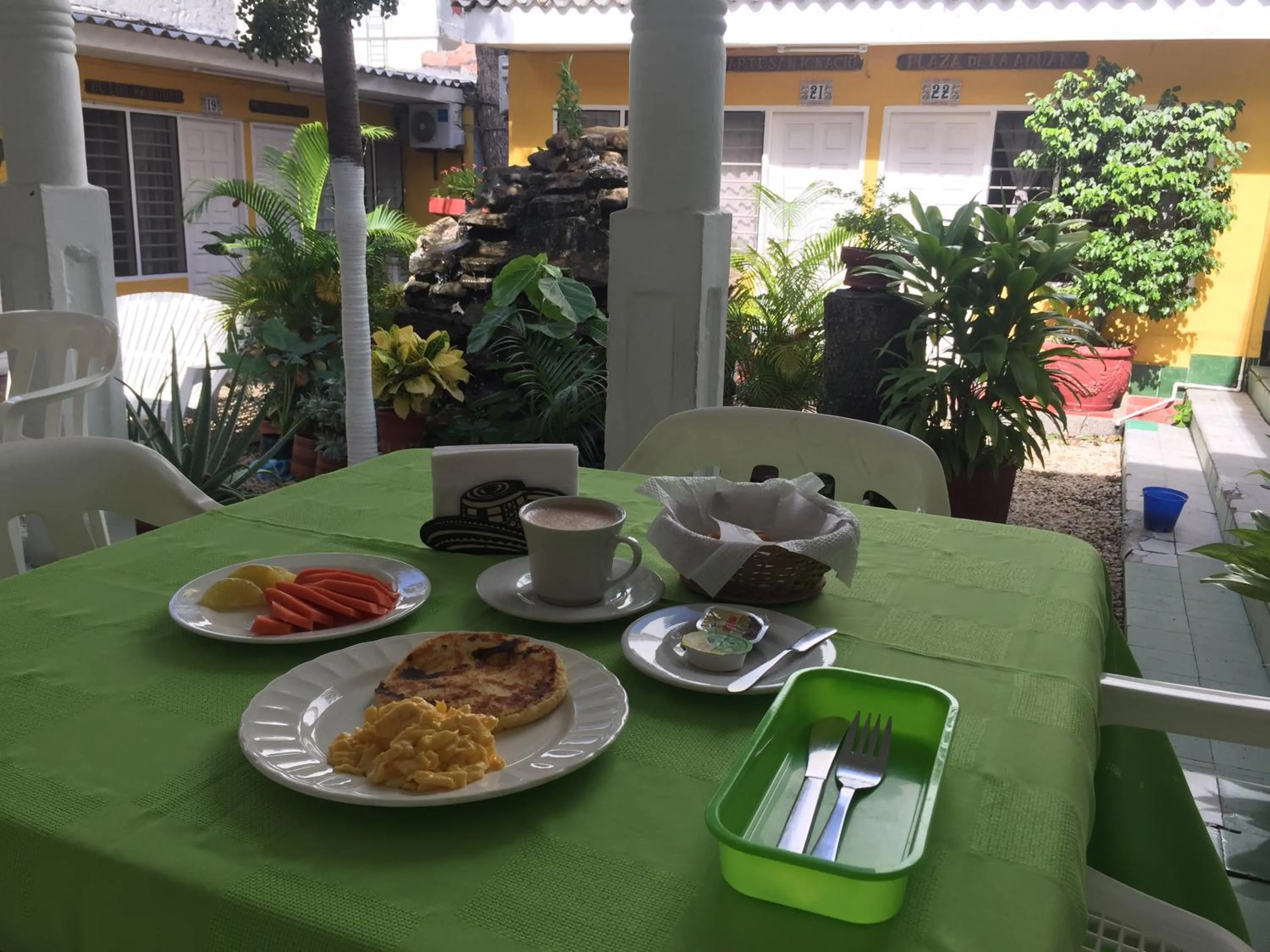 Breakfast in Hotel Balcones de Bocagrande