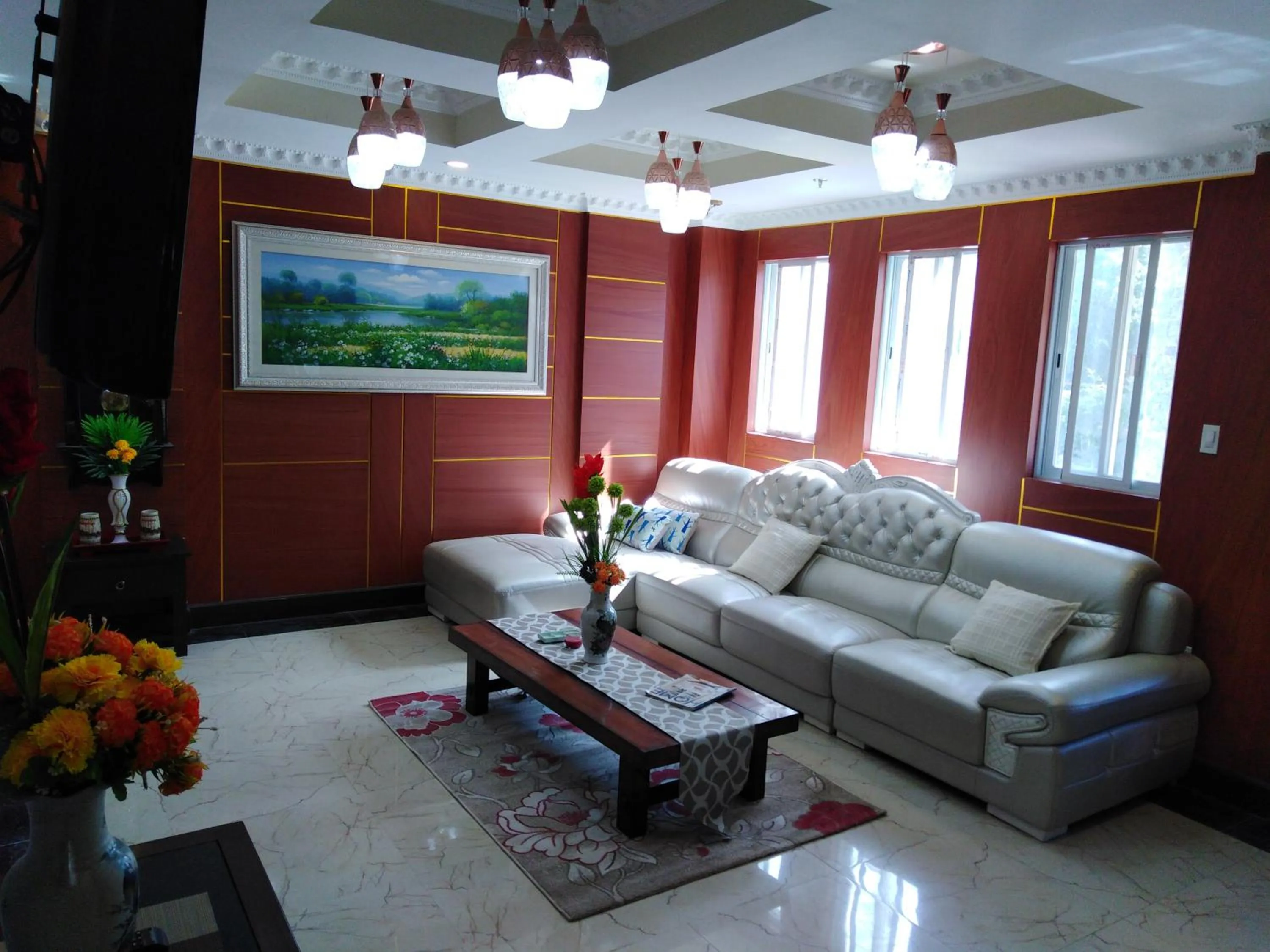 Seating area in Venezia Suites Hotel Iloilo