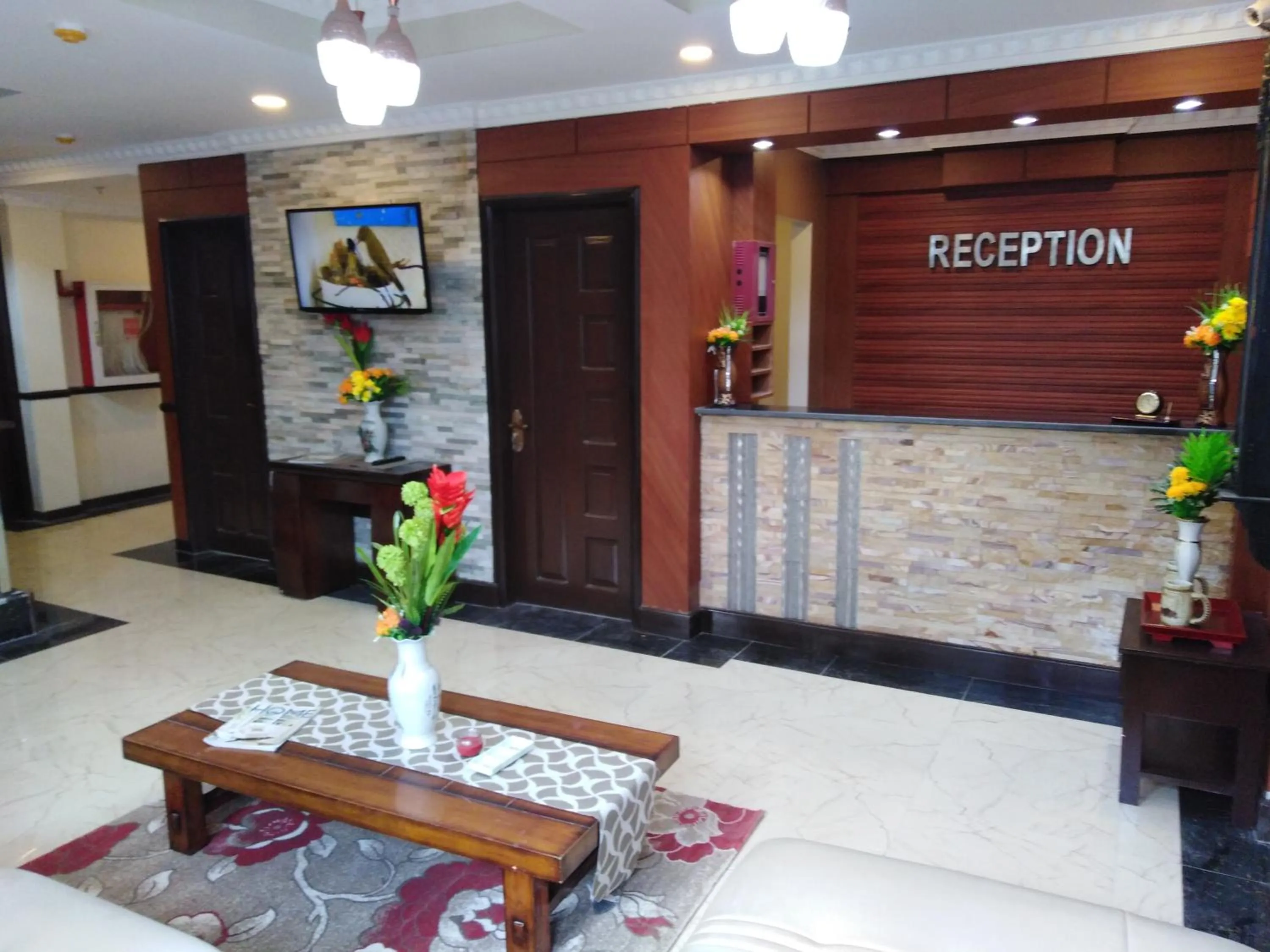 Lobby or reception in Venezia Suites Hotel Iloilo
