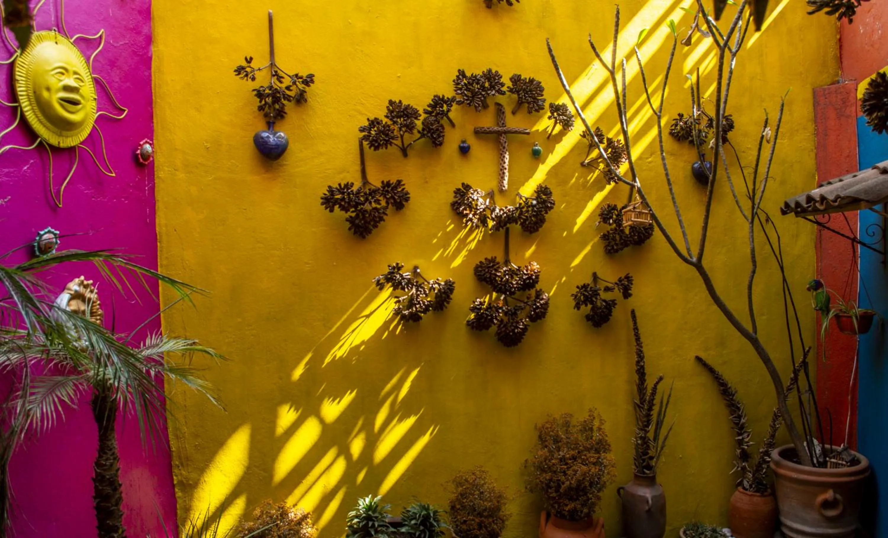 Inner courtyard view in Posada del Fraile