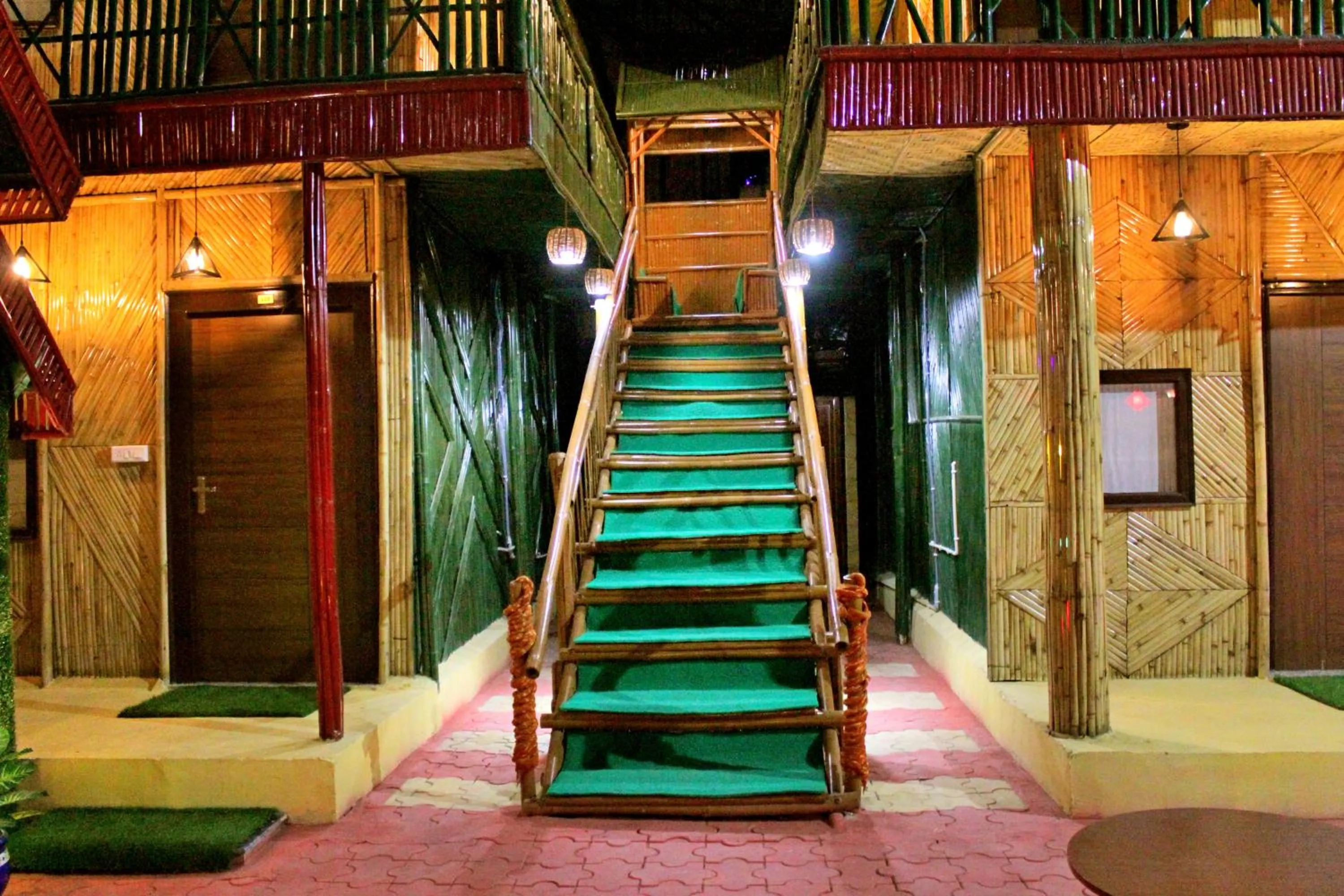 Facade/entrance in Hotel Bamboo Castle