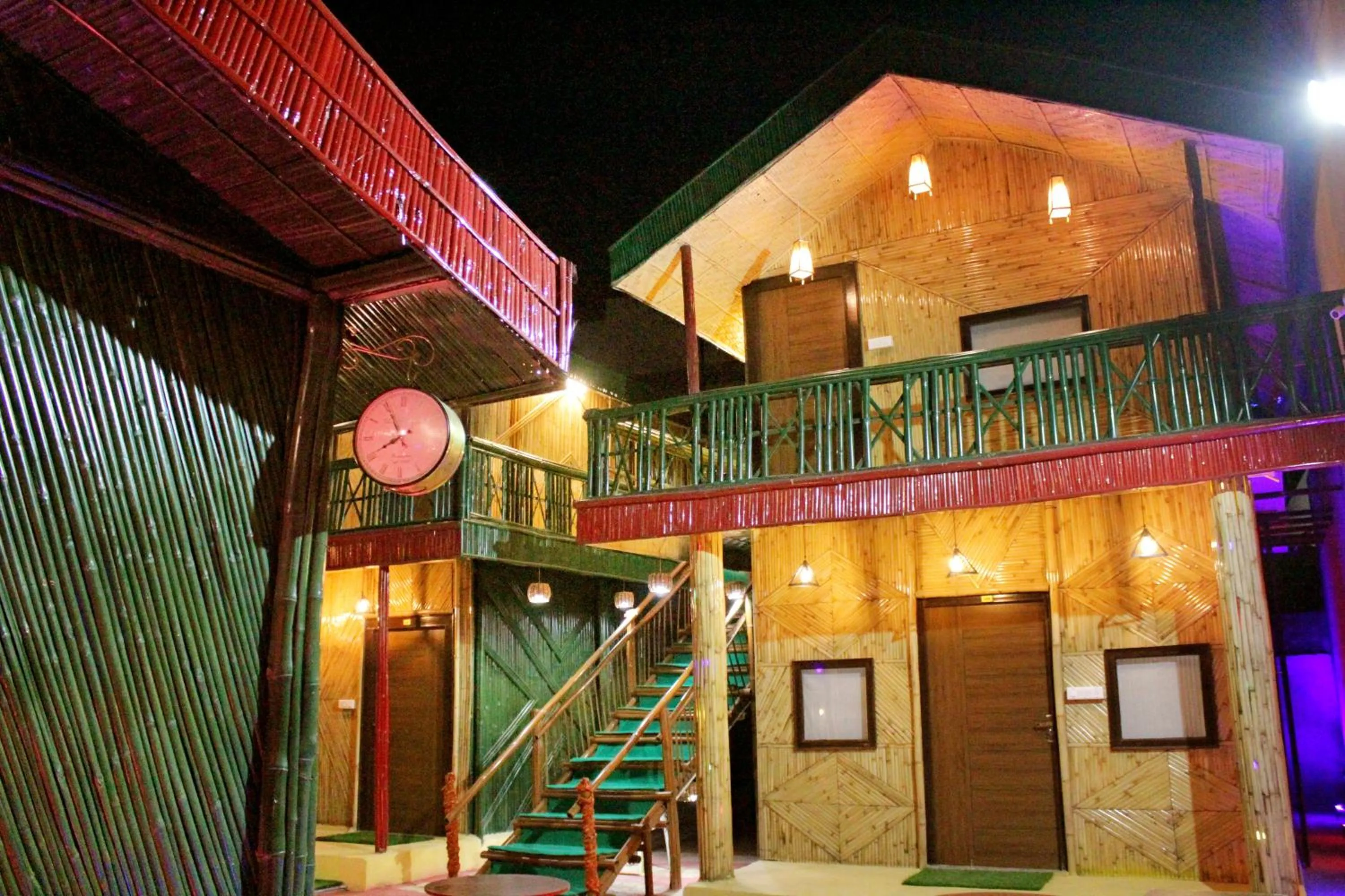 Lobby or reception in Hotel Bamboo Castle