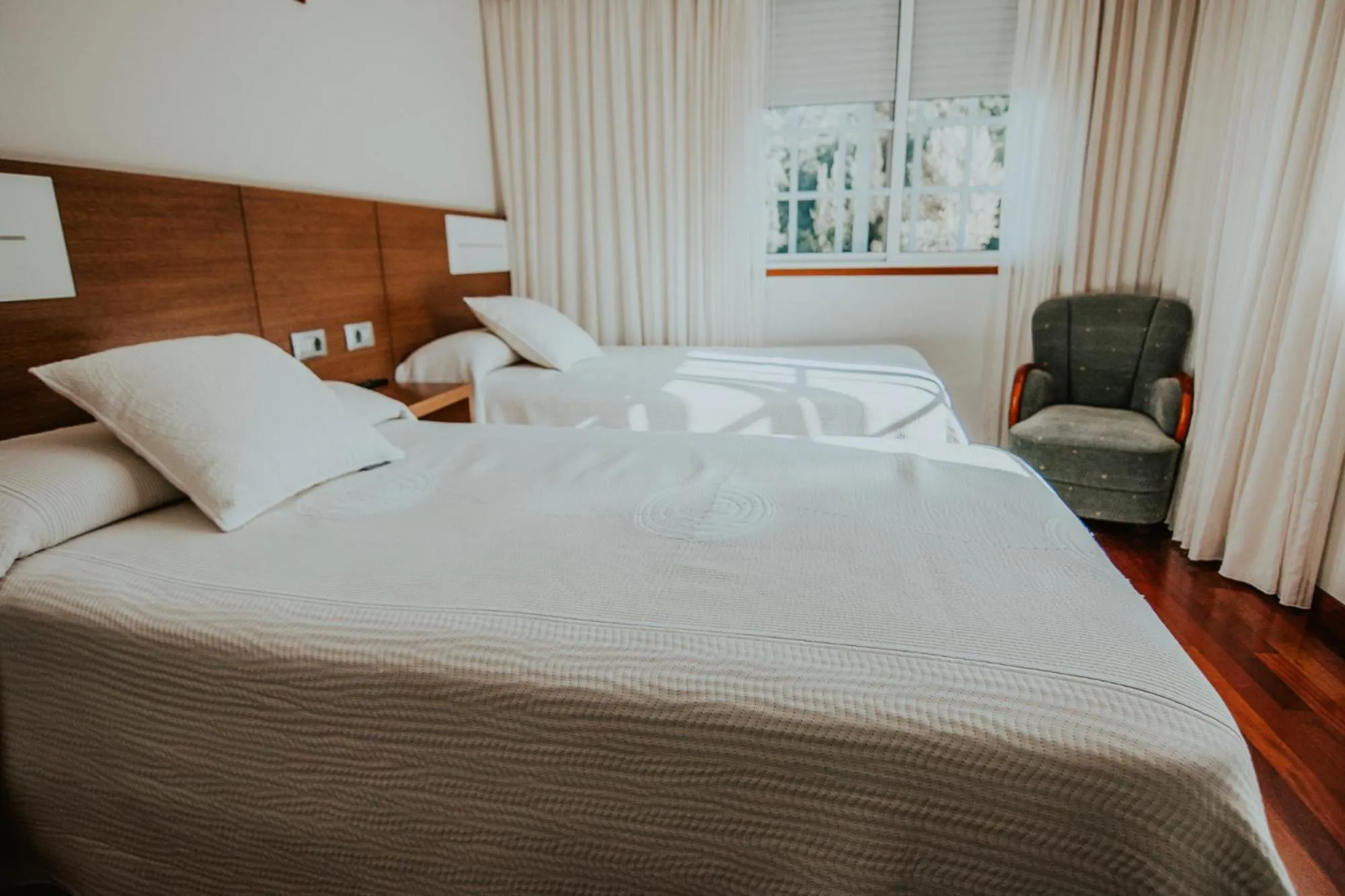 Bed in Hotel A Veiga