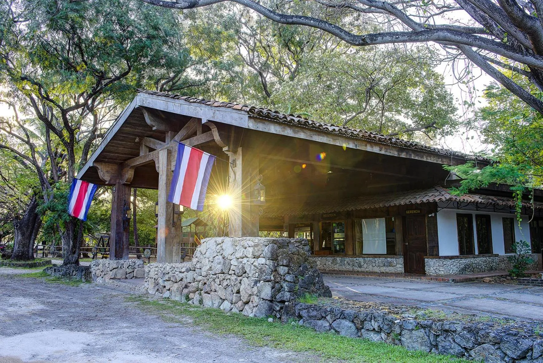 Lobby or reception in Hacienda La Pacífica Eco-Lodge