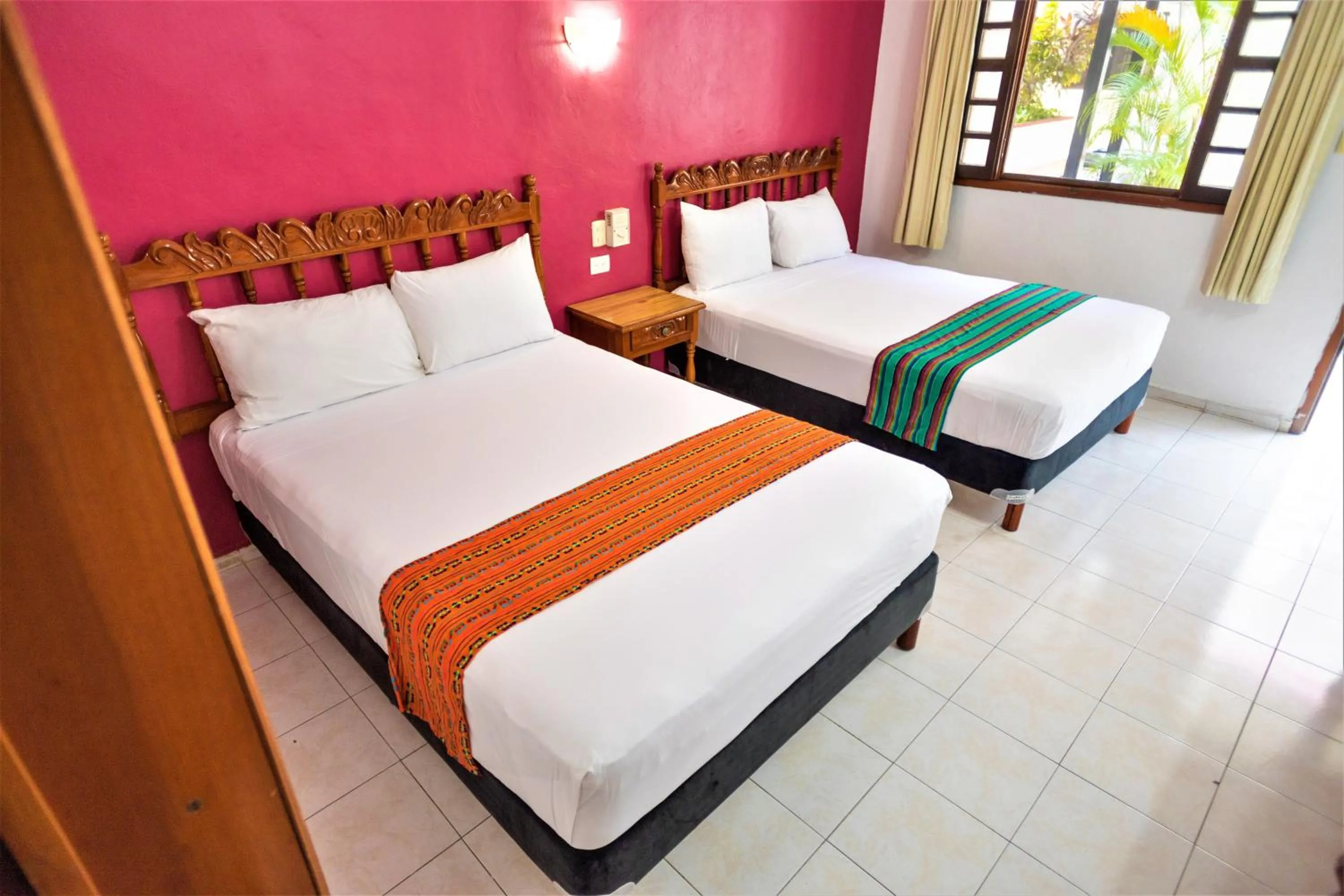 Bed in Hotel San Juan Mérida