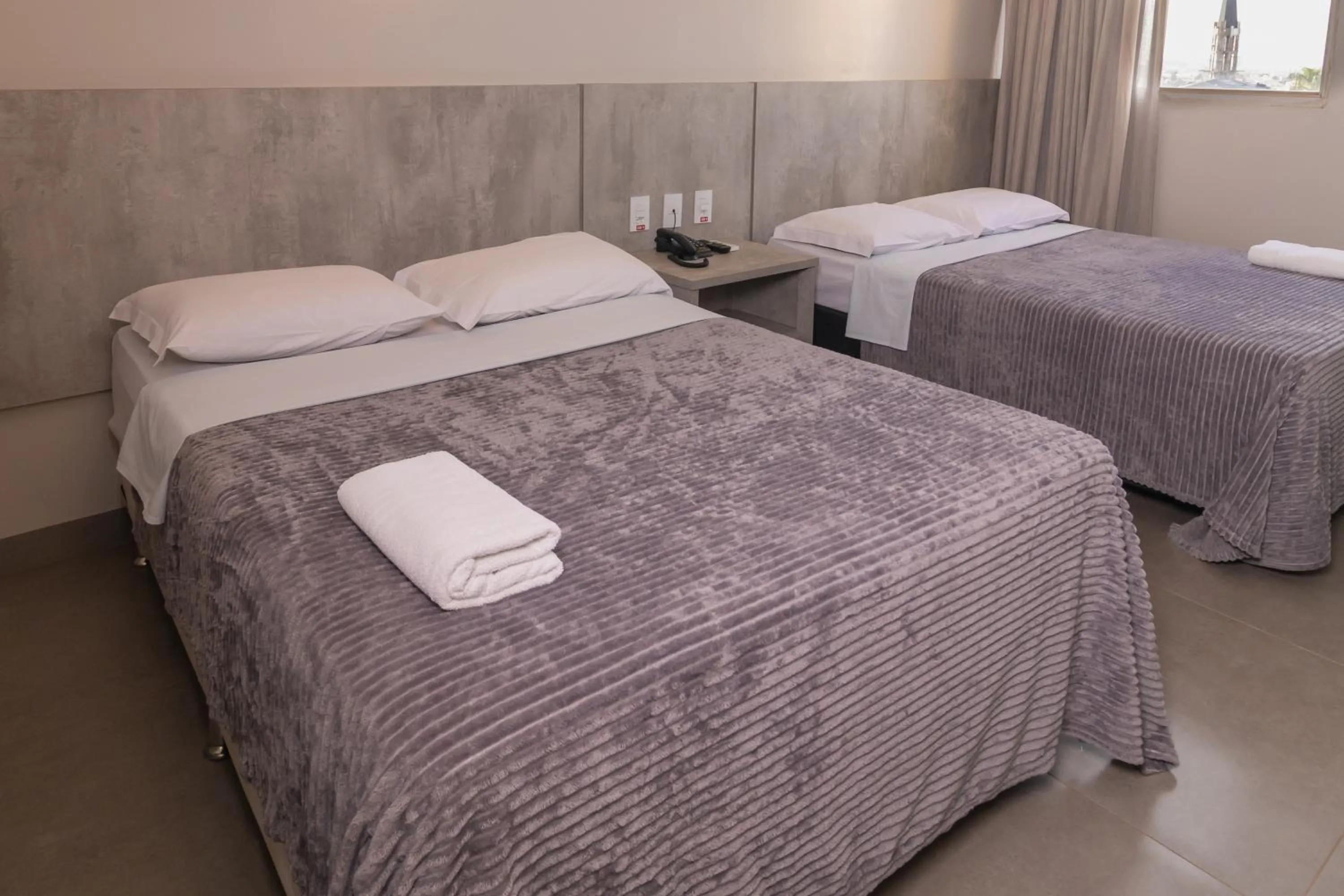 Bed in Honorato Hotel by - Easy Hotéis