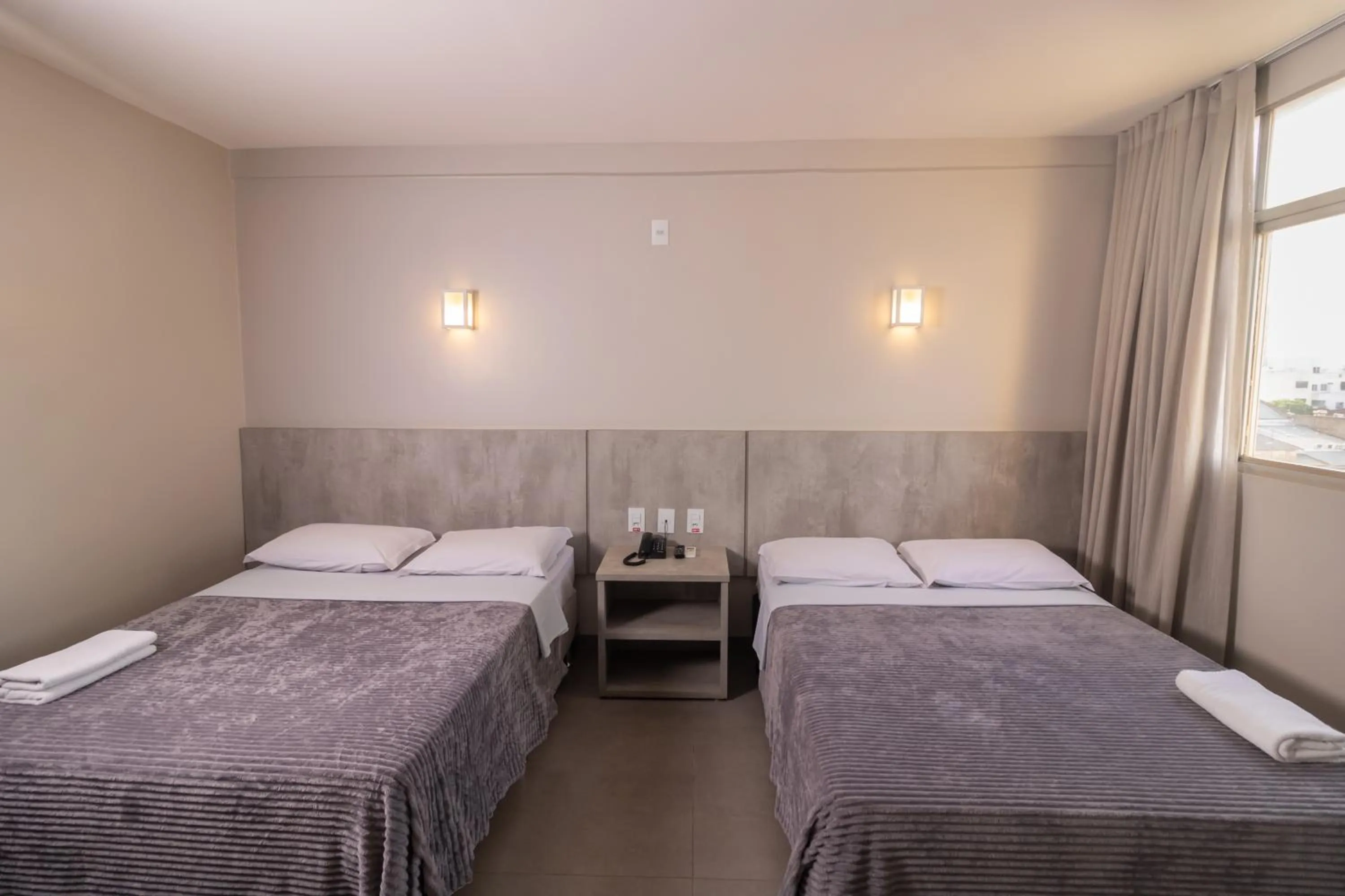 Bed in Honorato Hotel by - Easy Hotéis