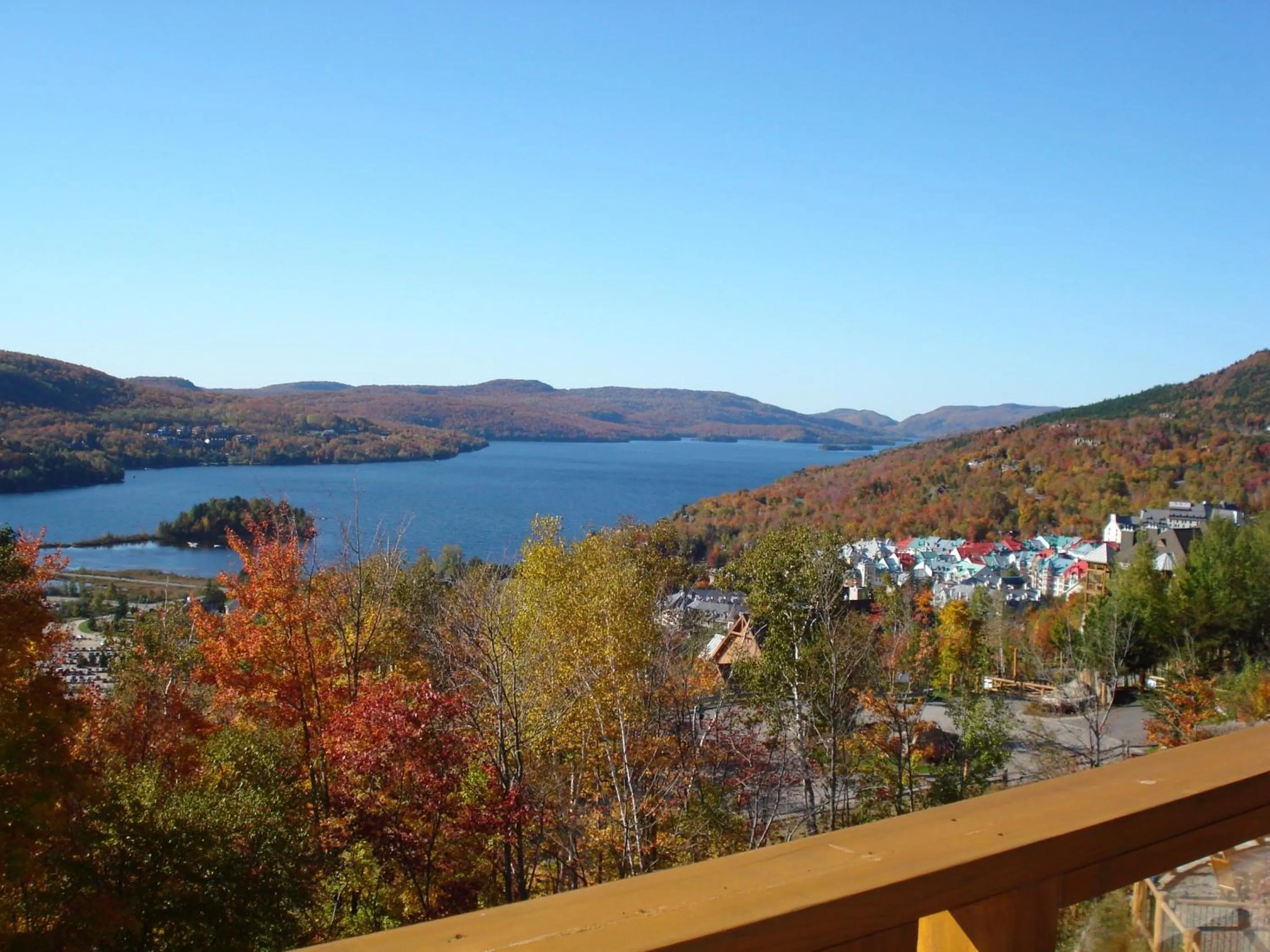 View (from property/room) in L'Équinoxe Rendez-Vous Mont-Tremblant