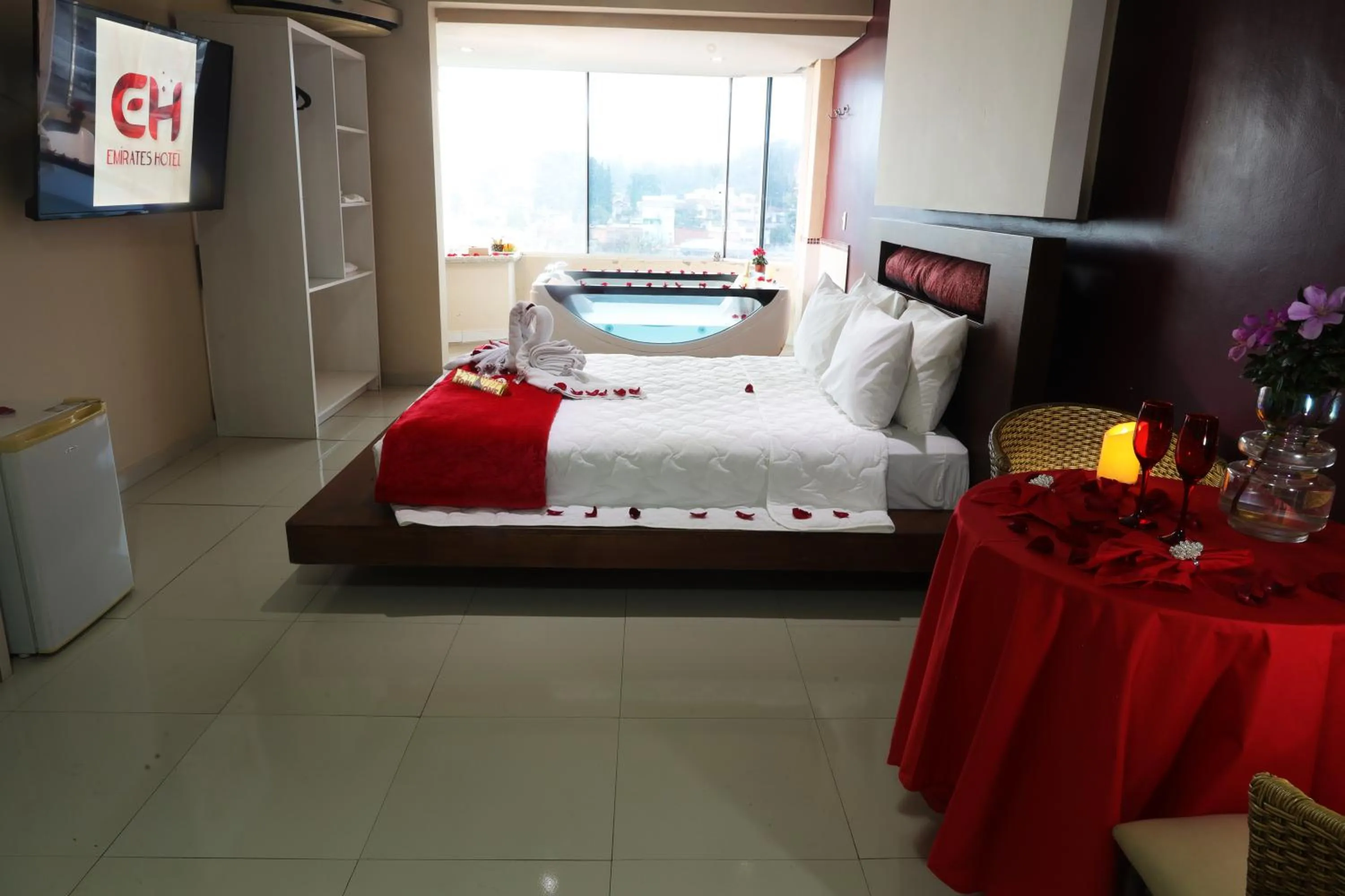 Bed in Emirates Hotel & Suites