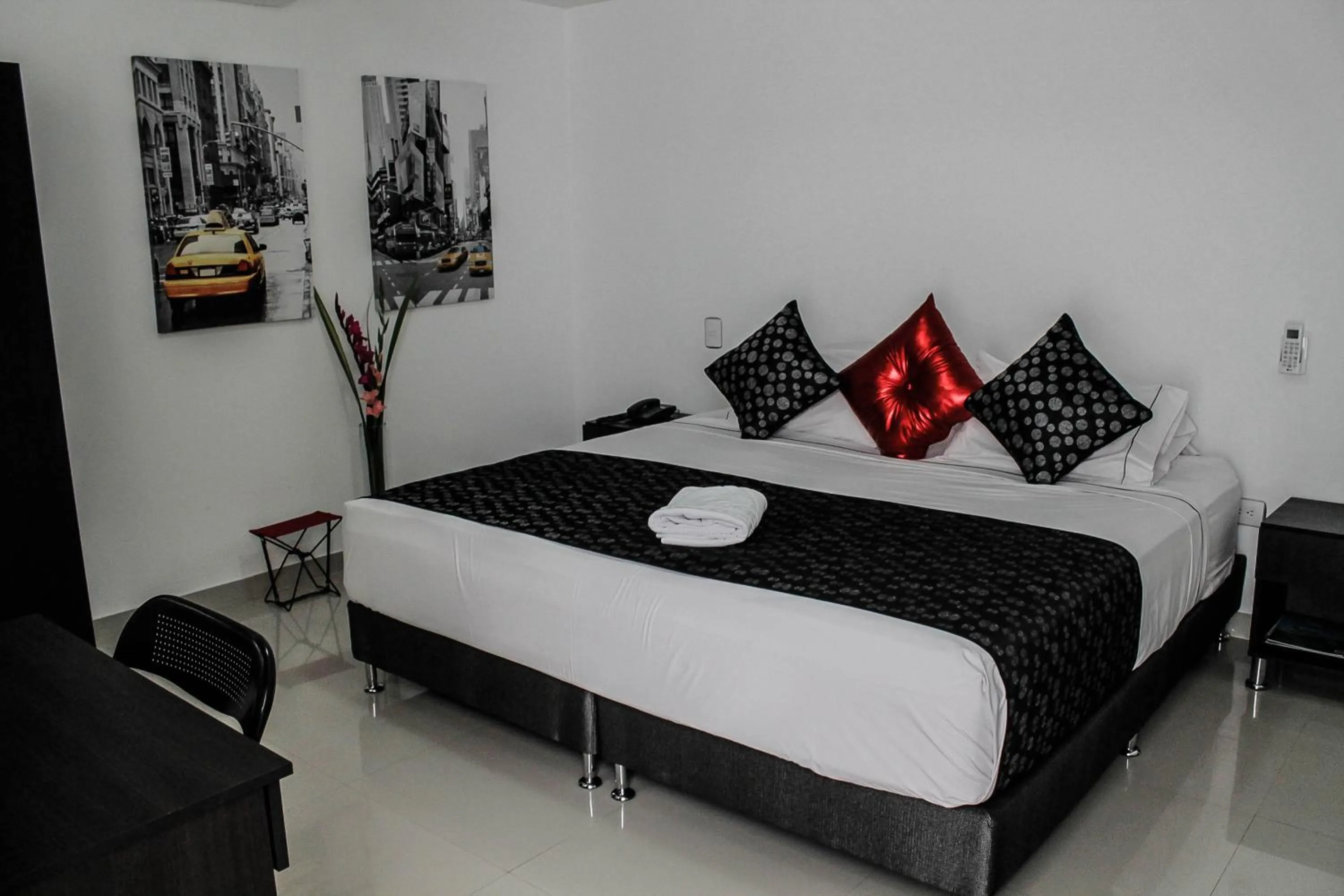 Bed in La Cabrera Hotel Boutique