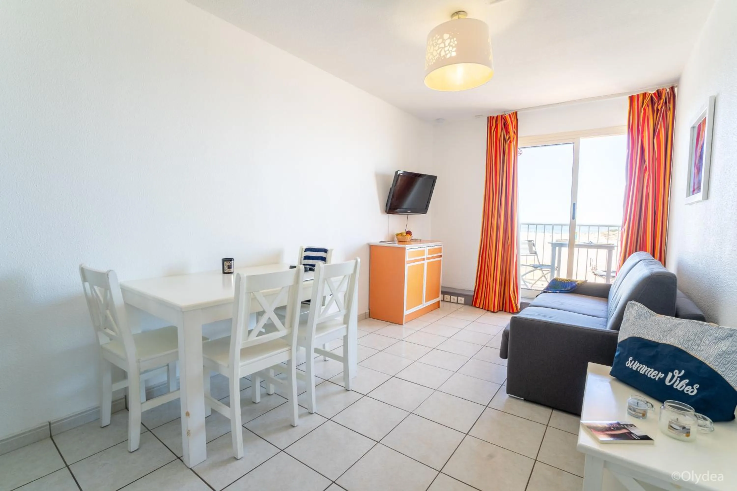 Living room in Olydea le Neptune Saint Pierre la mer