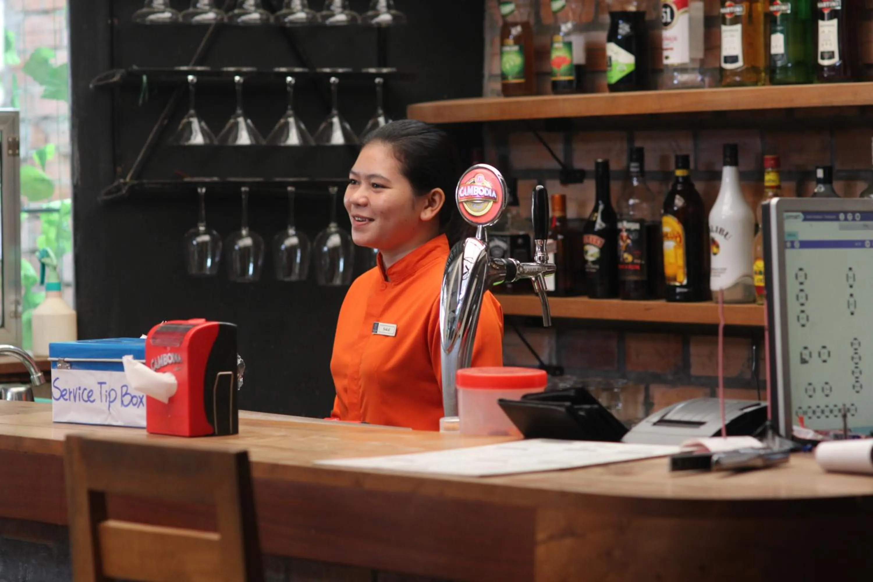 Food and drinks in Naga Angkor Hostel