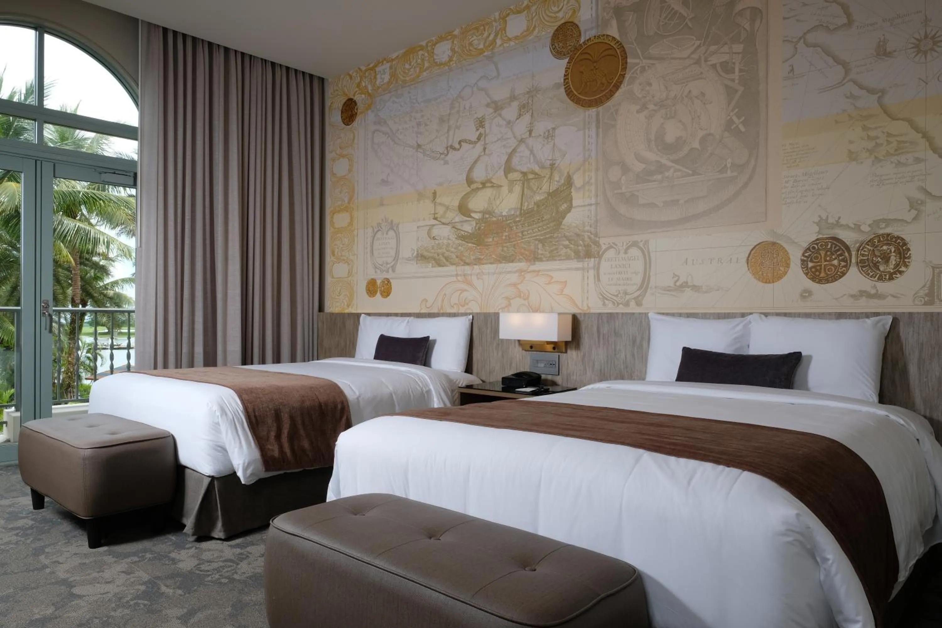 Property building, Bed in LeoPalace Resort Guam