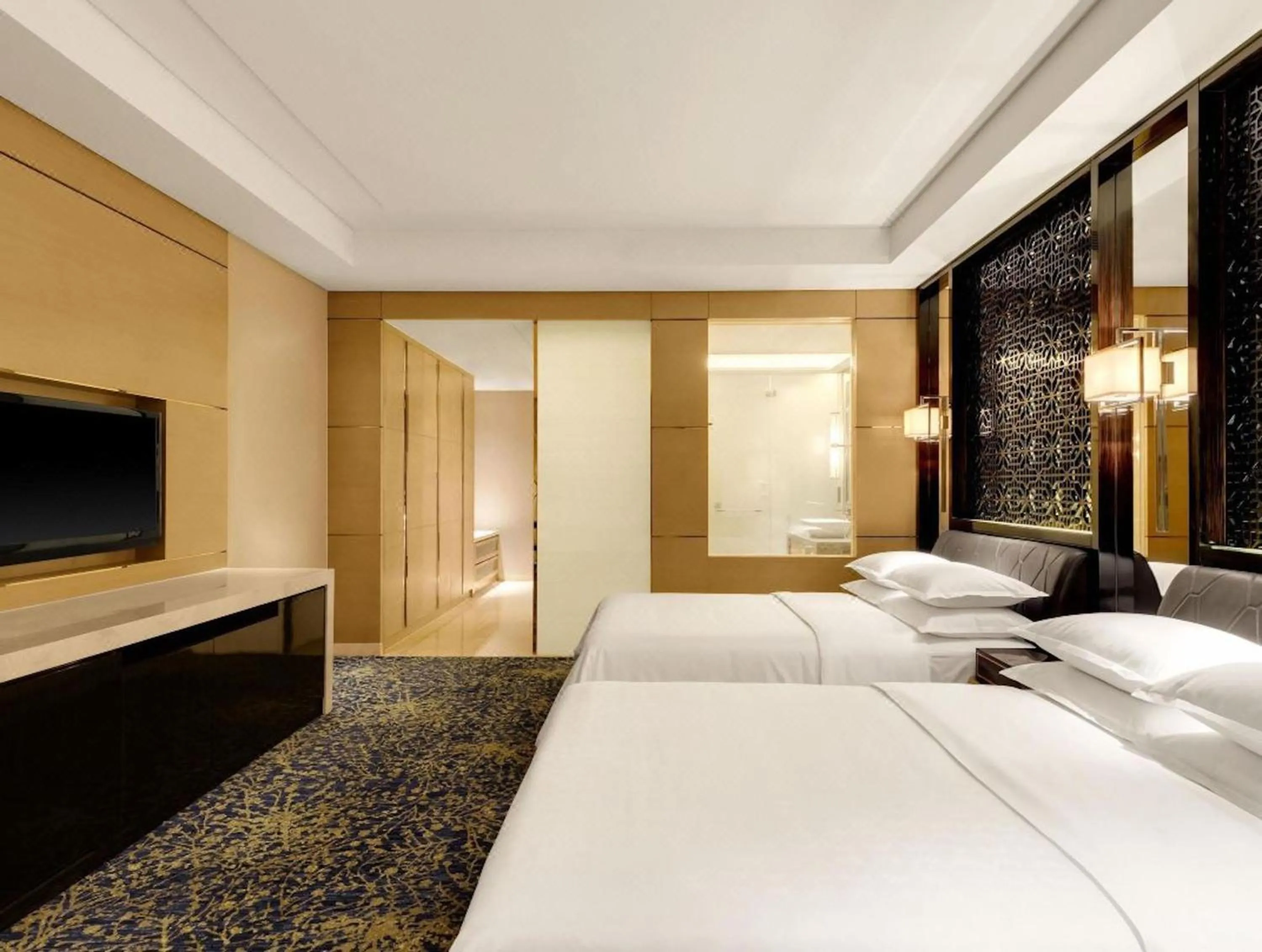 Photo of the whole room, Bed in Sheraton Changchun Jingyuetan Hotel