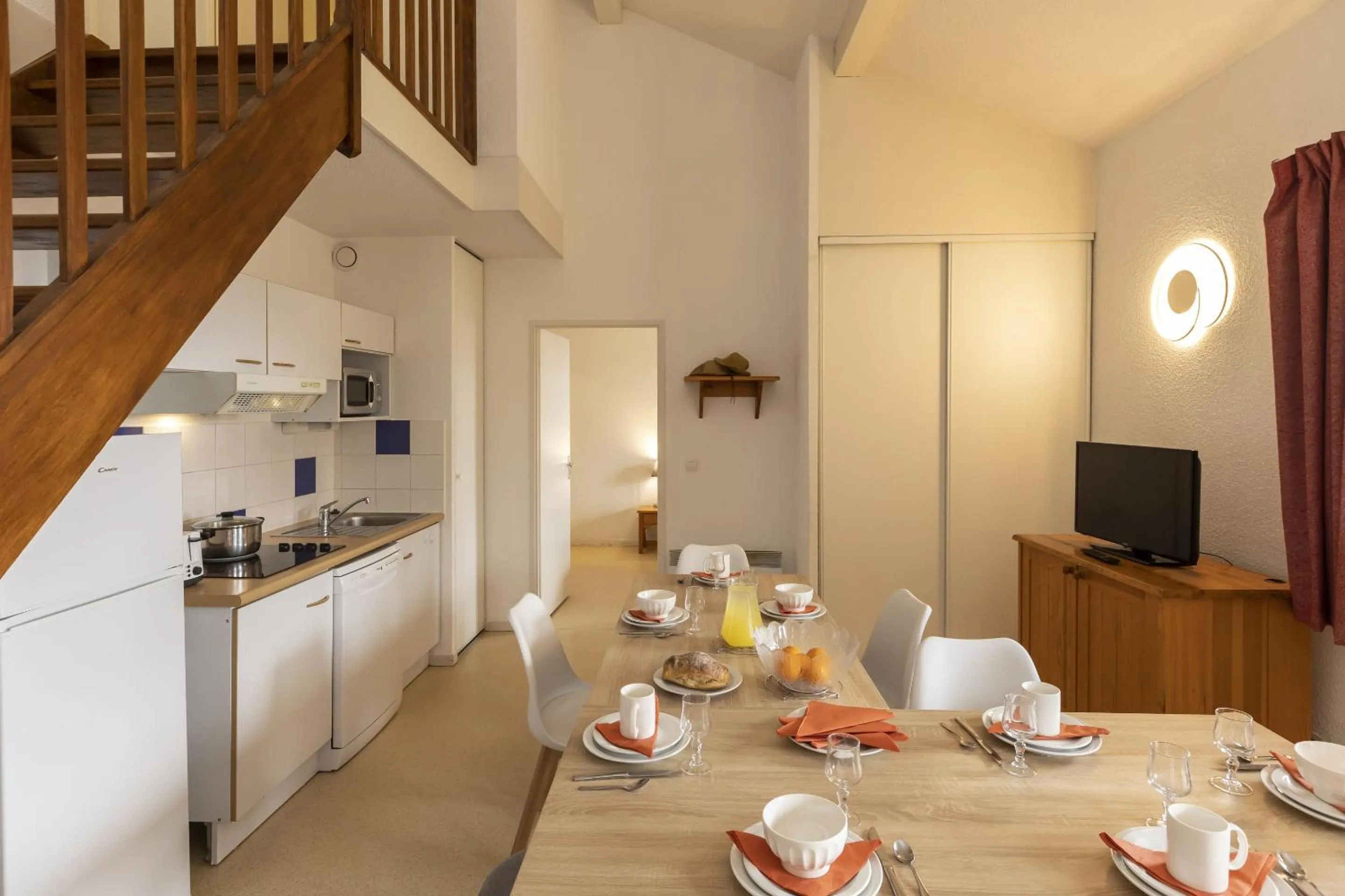 Kitchen or kitchenette in Résidence Odalys Mille Soleils