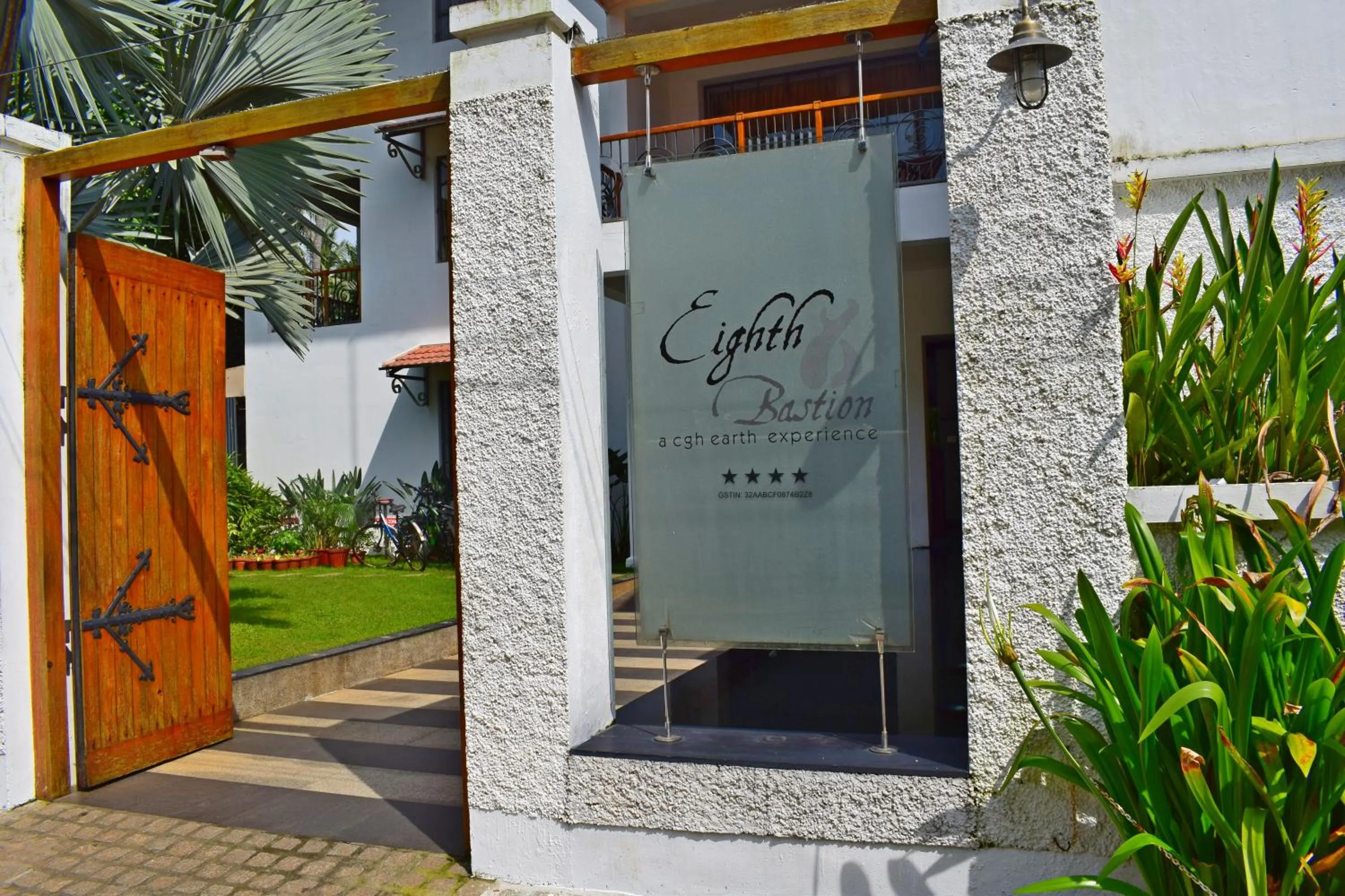 Facade/entrance in Eighth Bastion Fort Kochi - A CGH Earth Experience