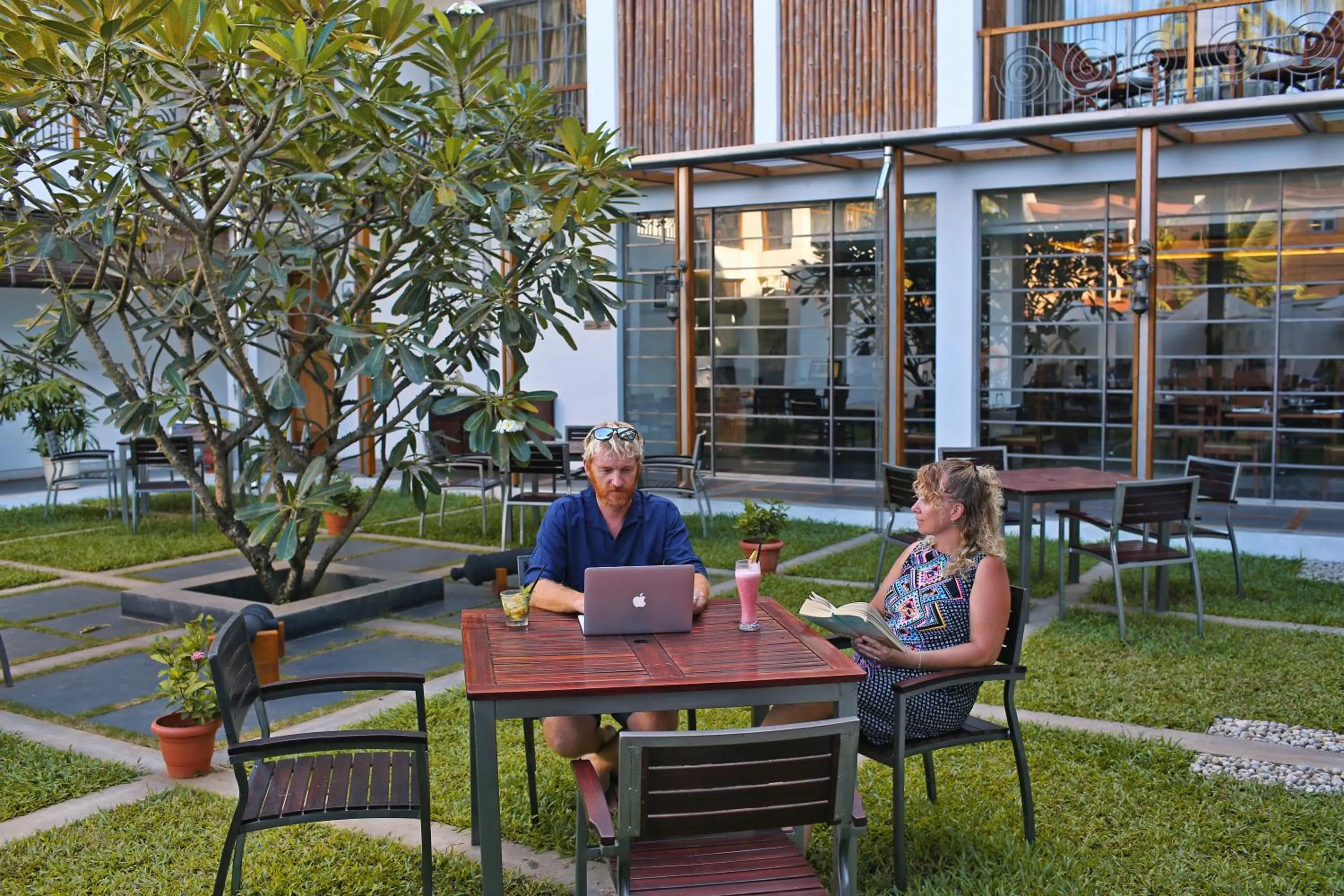 Guests in Eighth Bastion Fort Kochi - A CGH Earth Experience