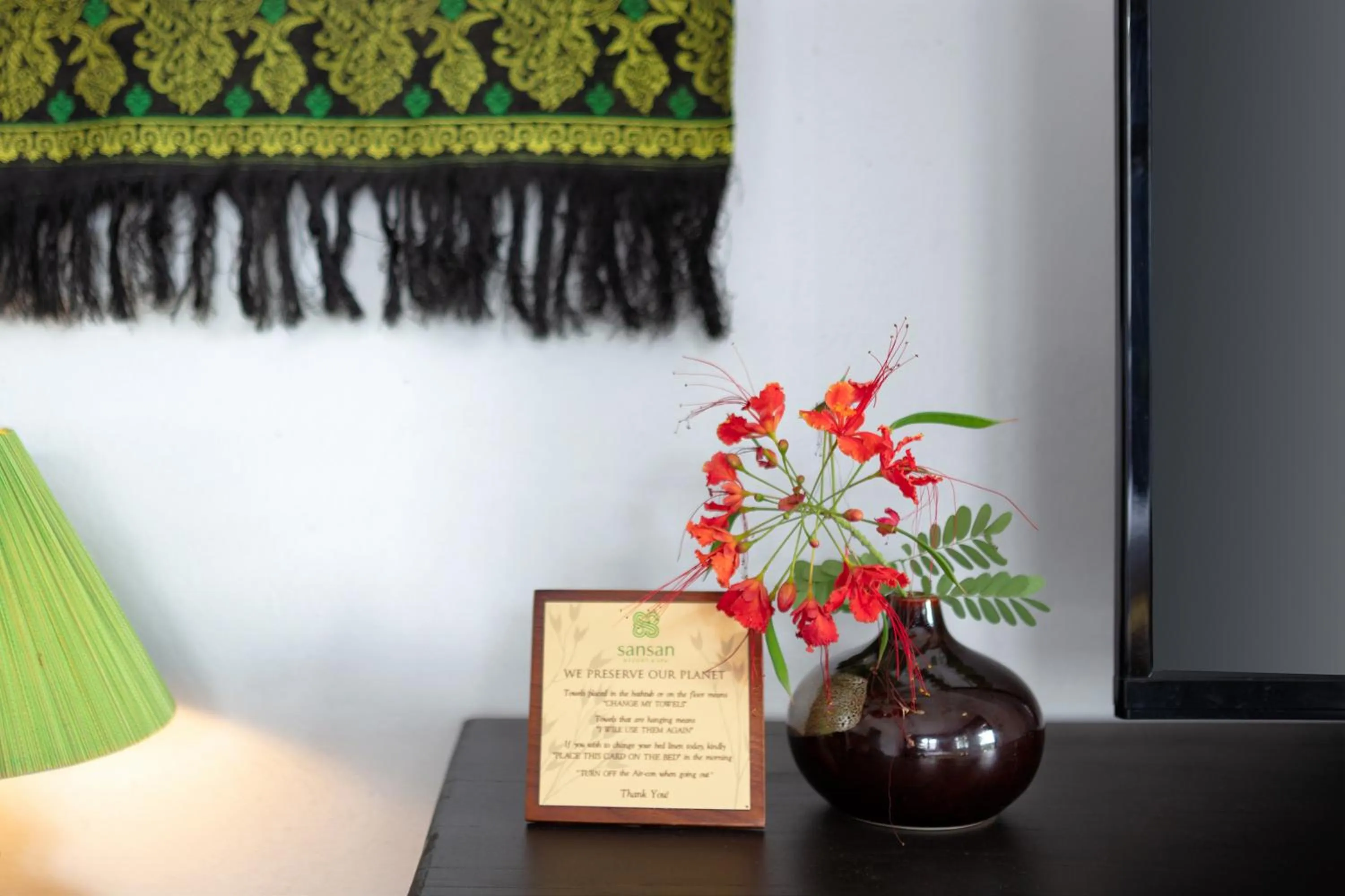 Decorative detail in Sansan Resort