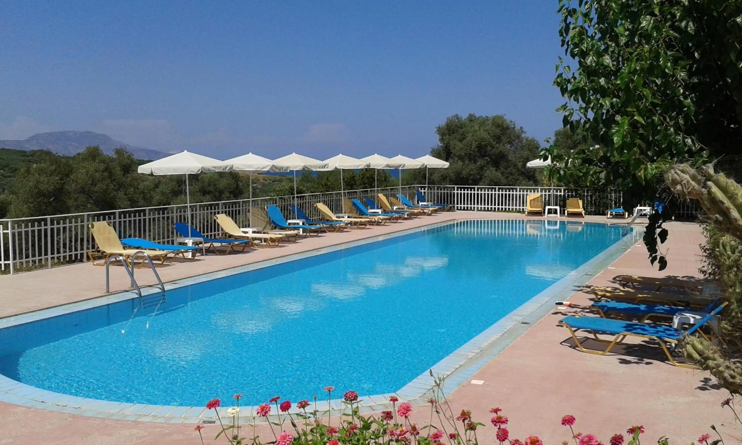 Swimming pool in Calamon Apartments