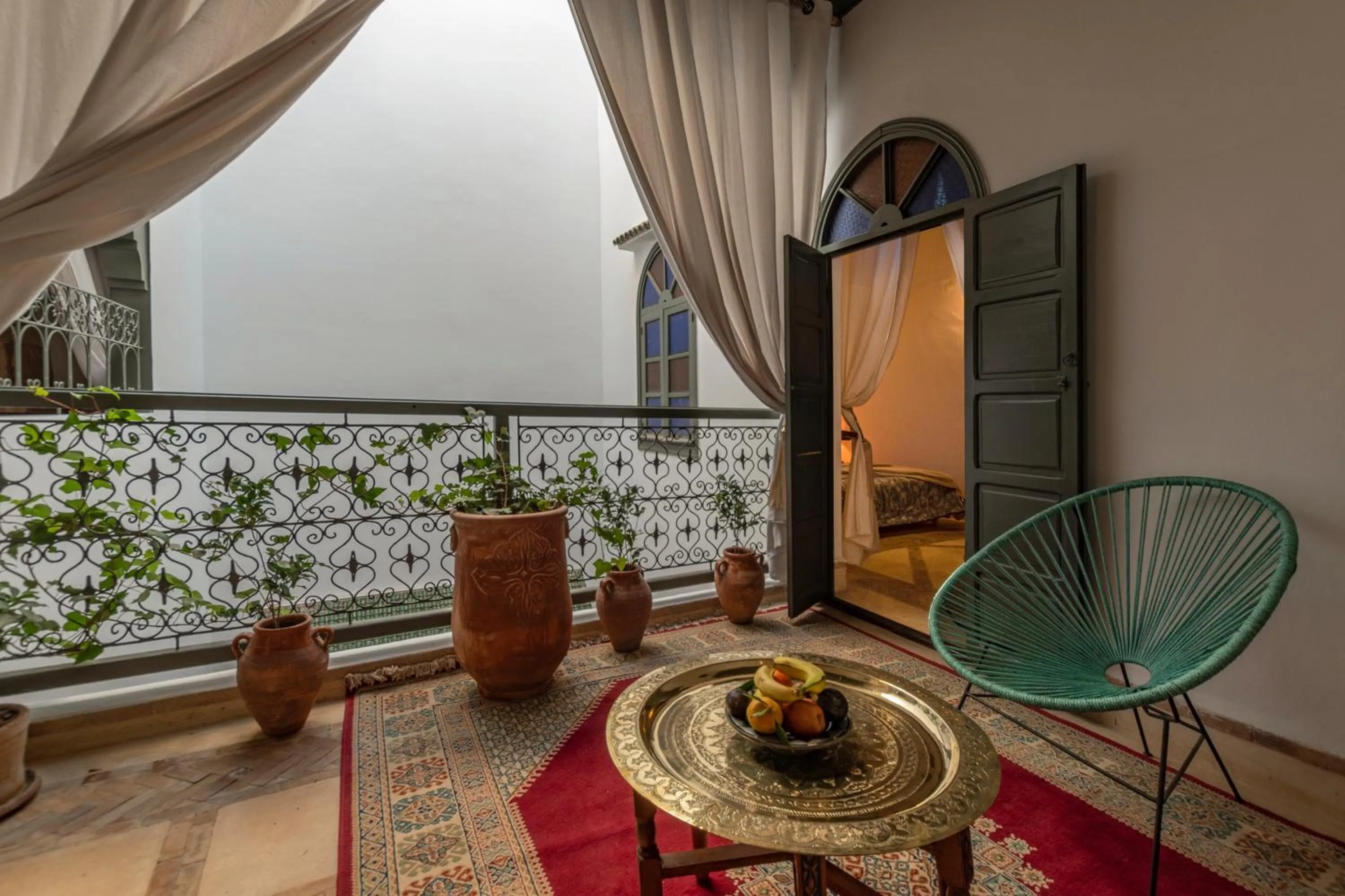 Balcony/Terrace in Riad dar El Arsa Rooftop & jacuzzi