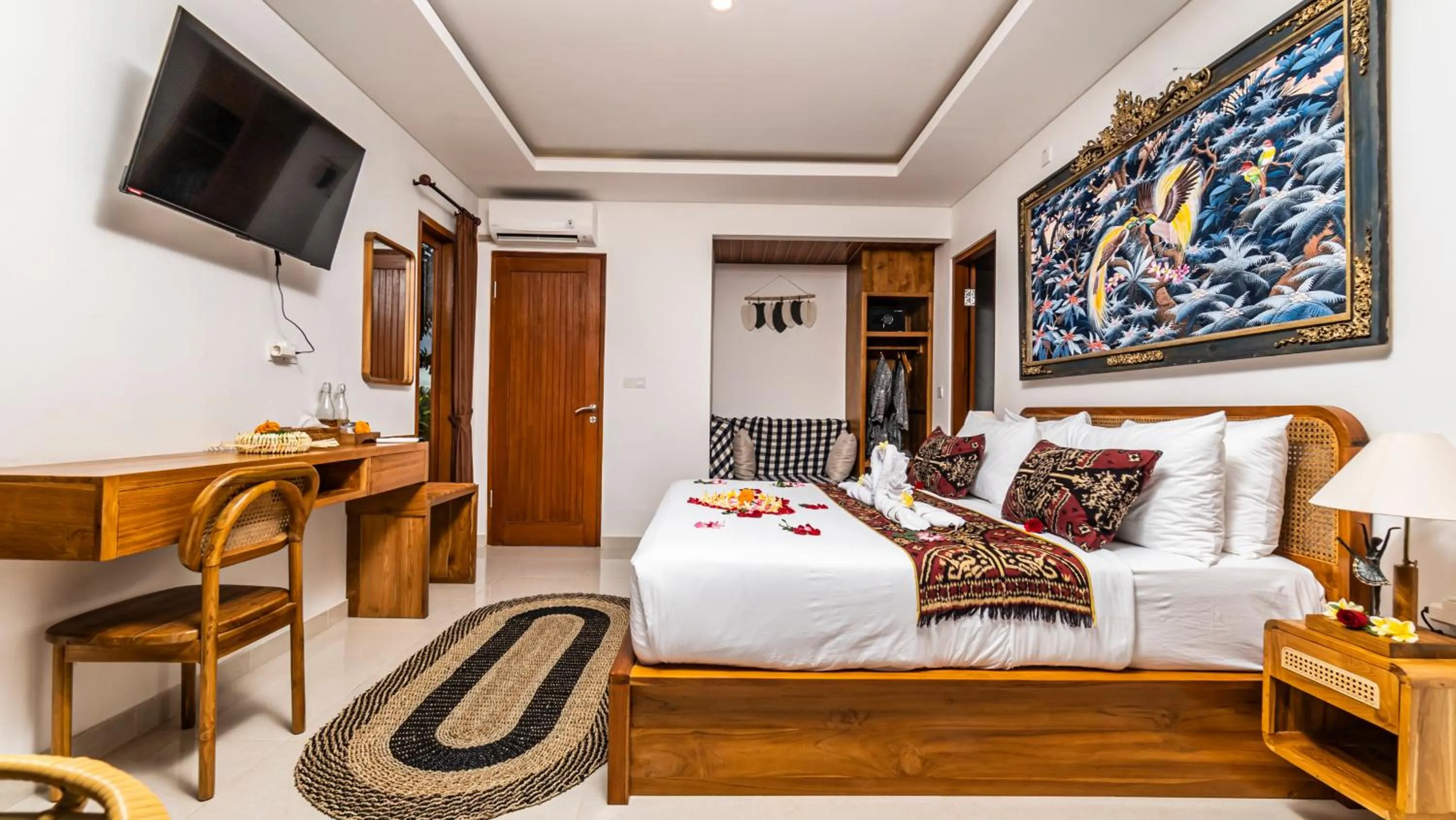 Communal lounge/ TV room, Bed in Putih DCarik Ubud