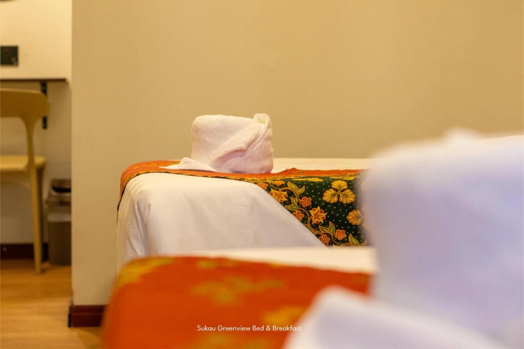 Bed in Sukau Greenview Lodge