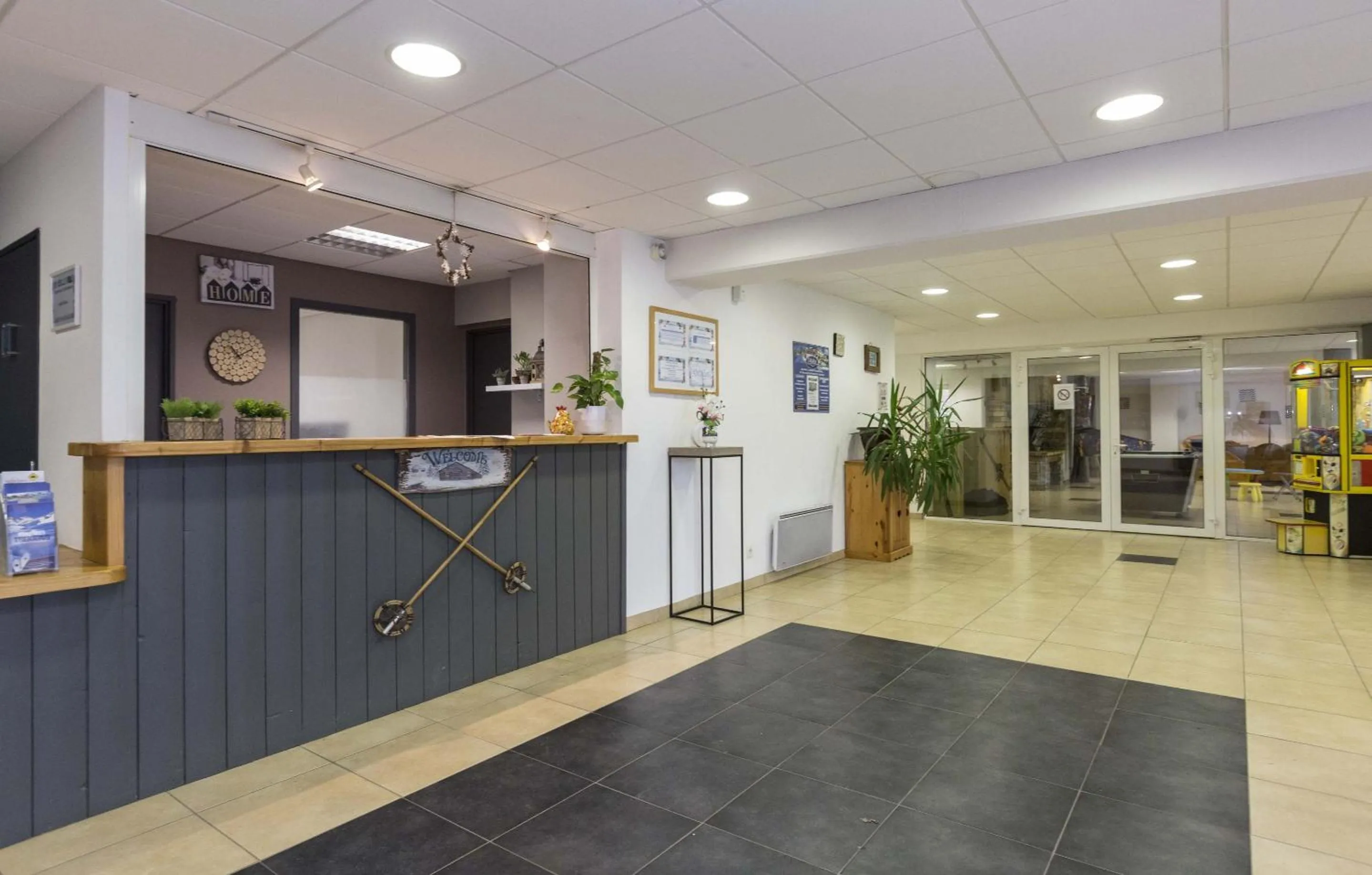 Lobby or reception in Résidence Odalys Soleil d'Aure