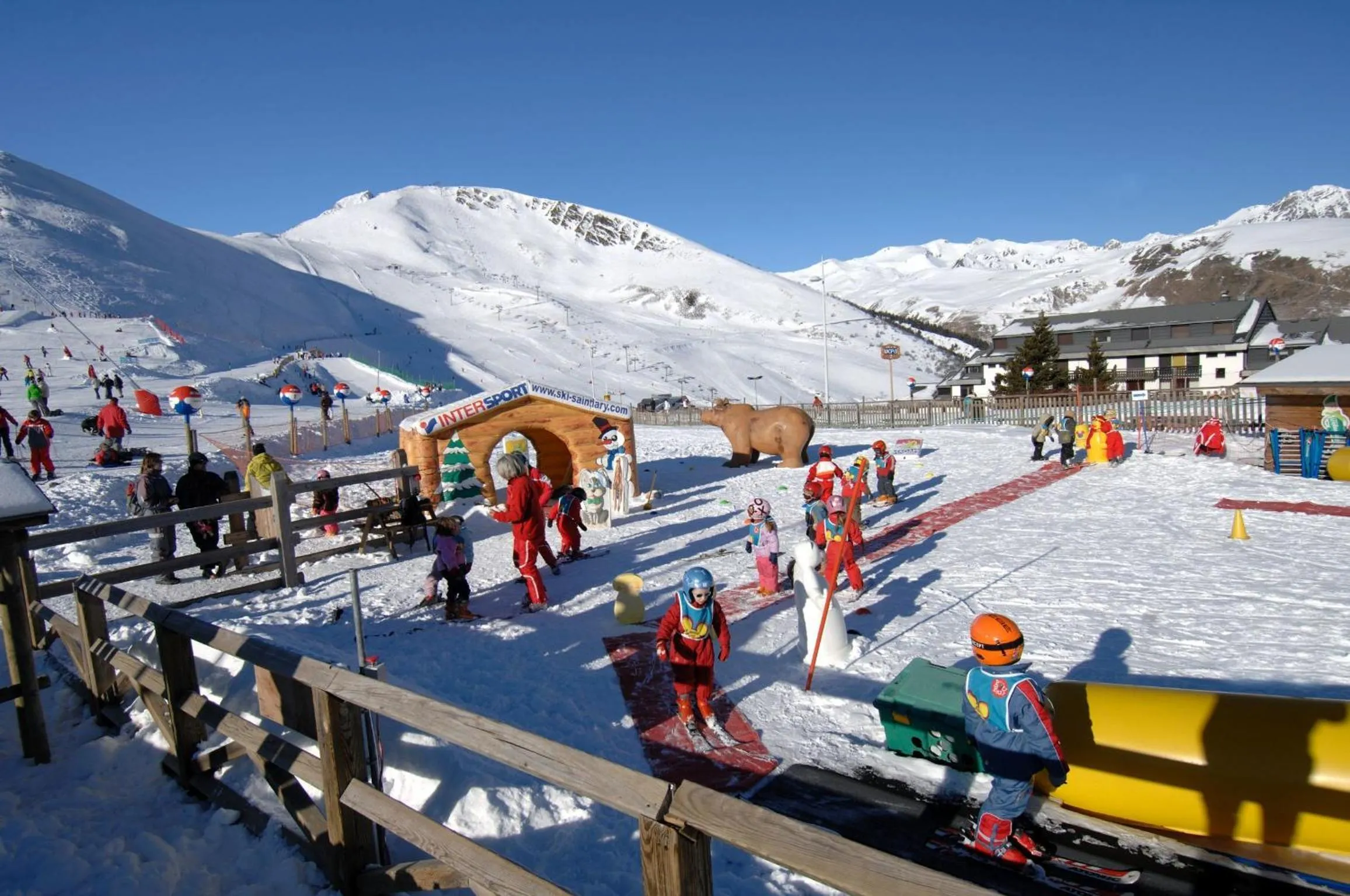 Ski School in Résidence Odalys Soleil d'Aure