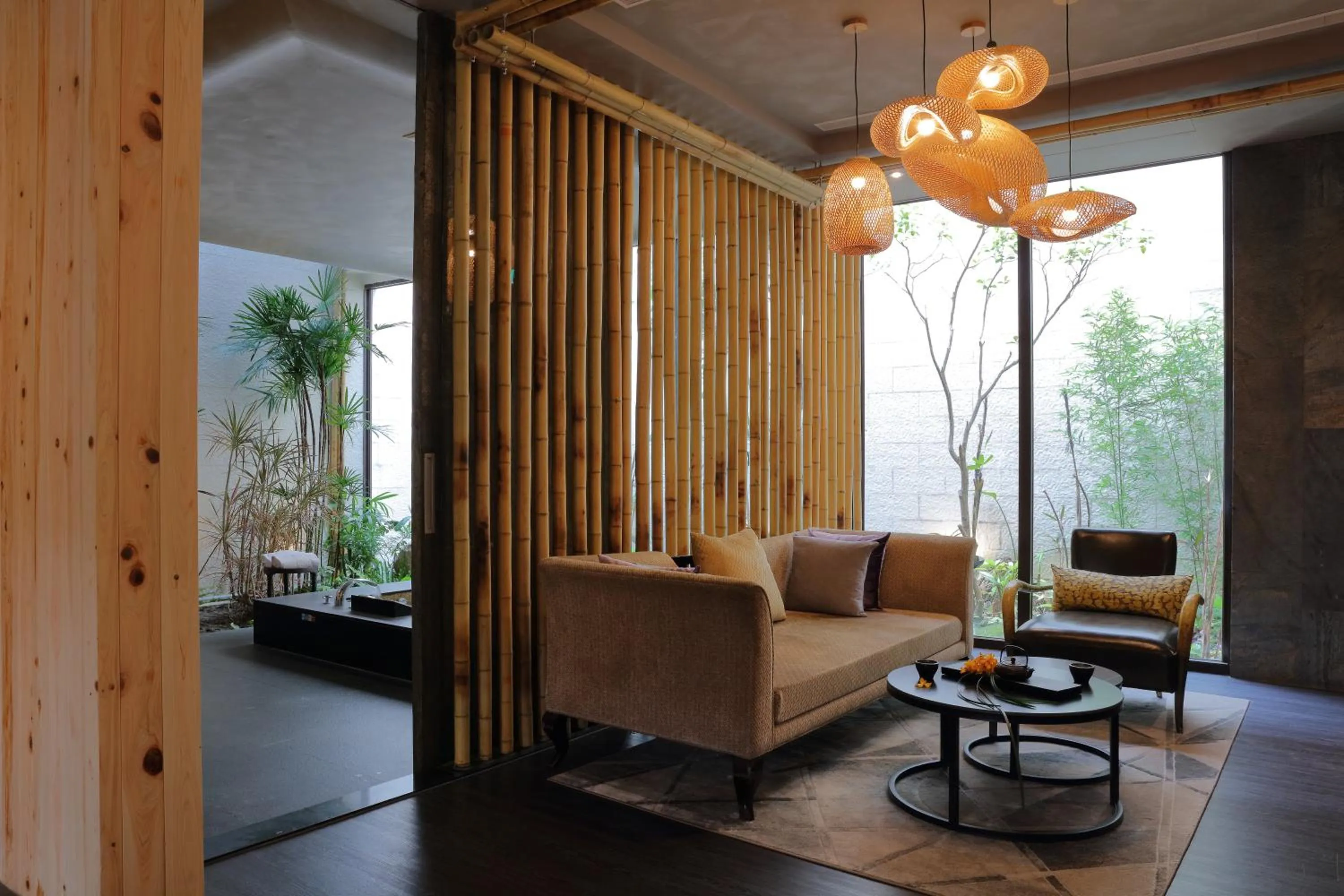 Seating area in 台北沐蘭精品旅館 大直館