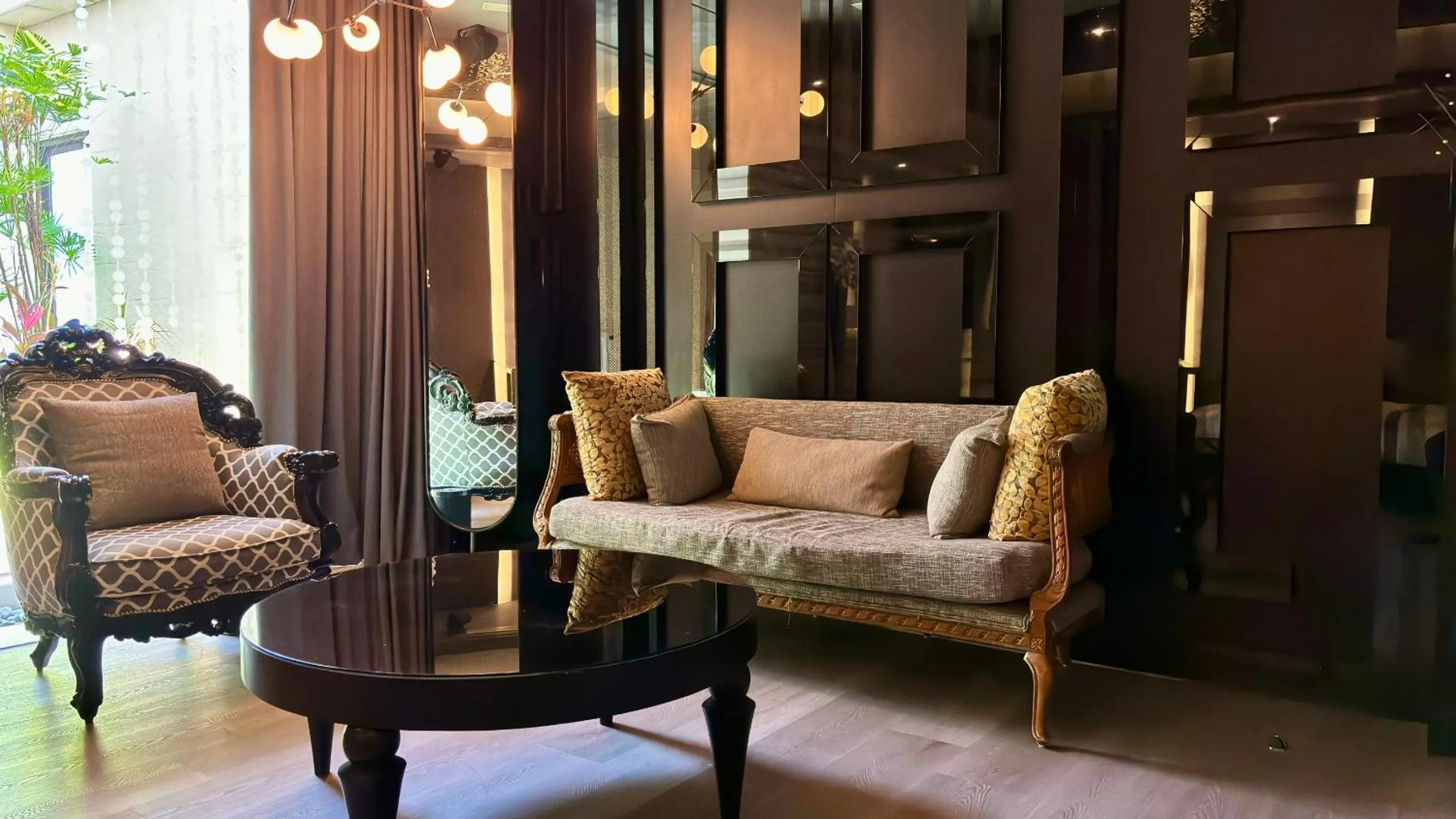 Seating area in 沐蘭精品旅館-台北大直館 Mulan Boutique Hotel