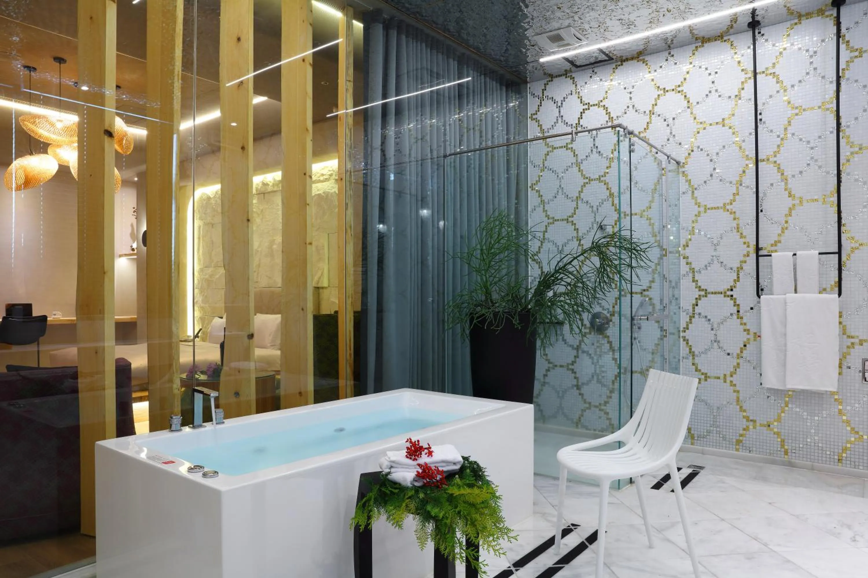 Bath in 台北沐蘭精品旅館 大直館