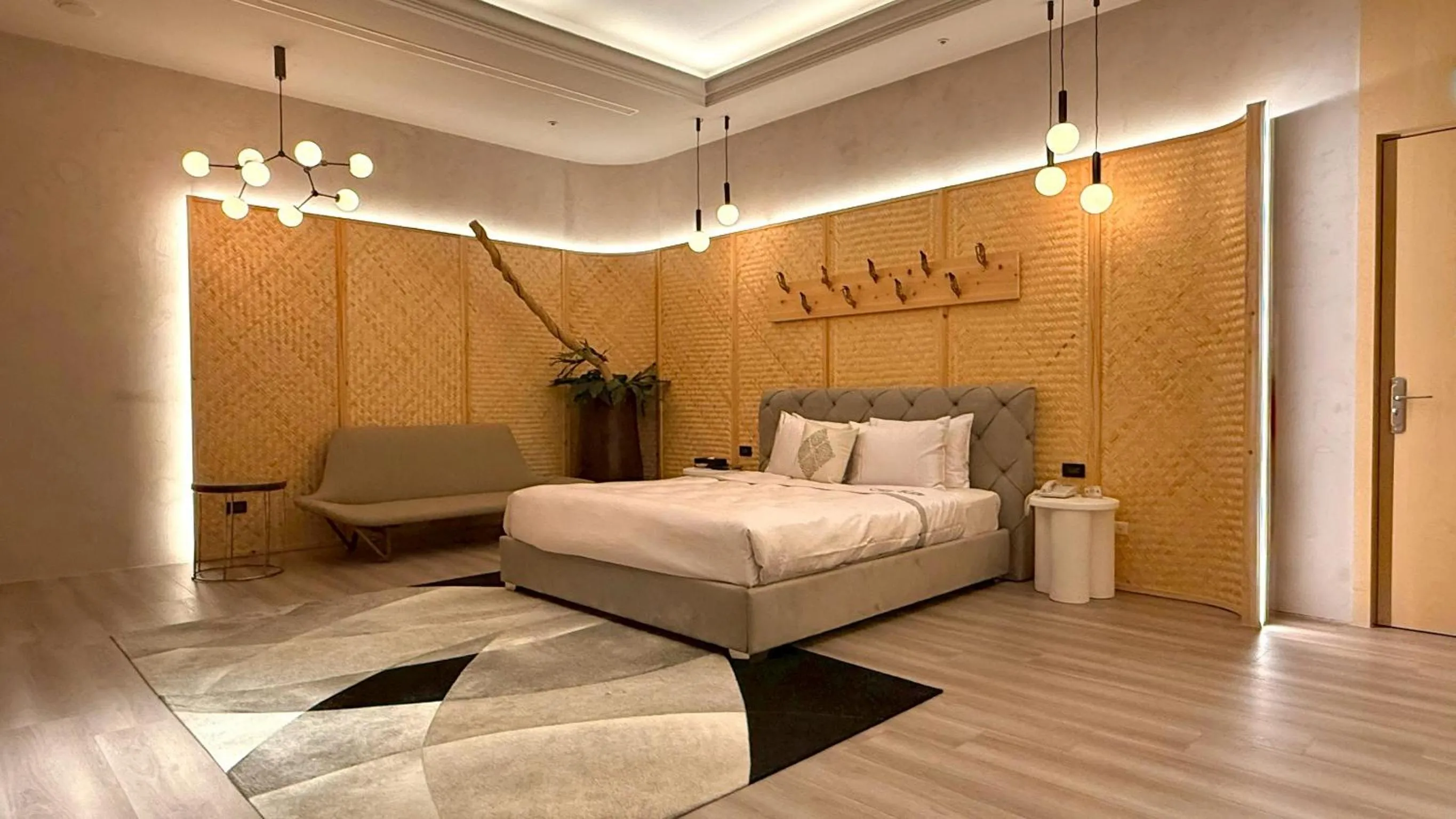 Bed in 台北沐蘭精品旅館 大直館