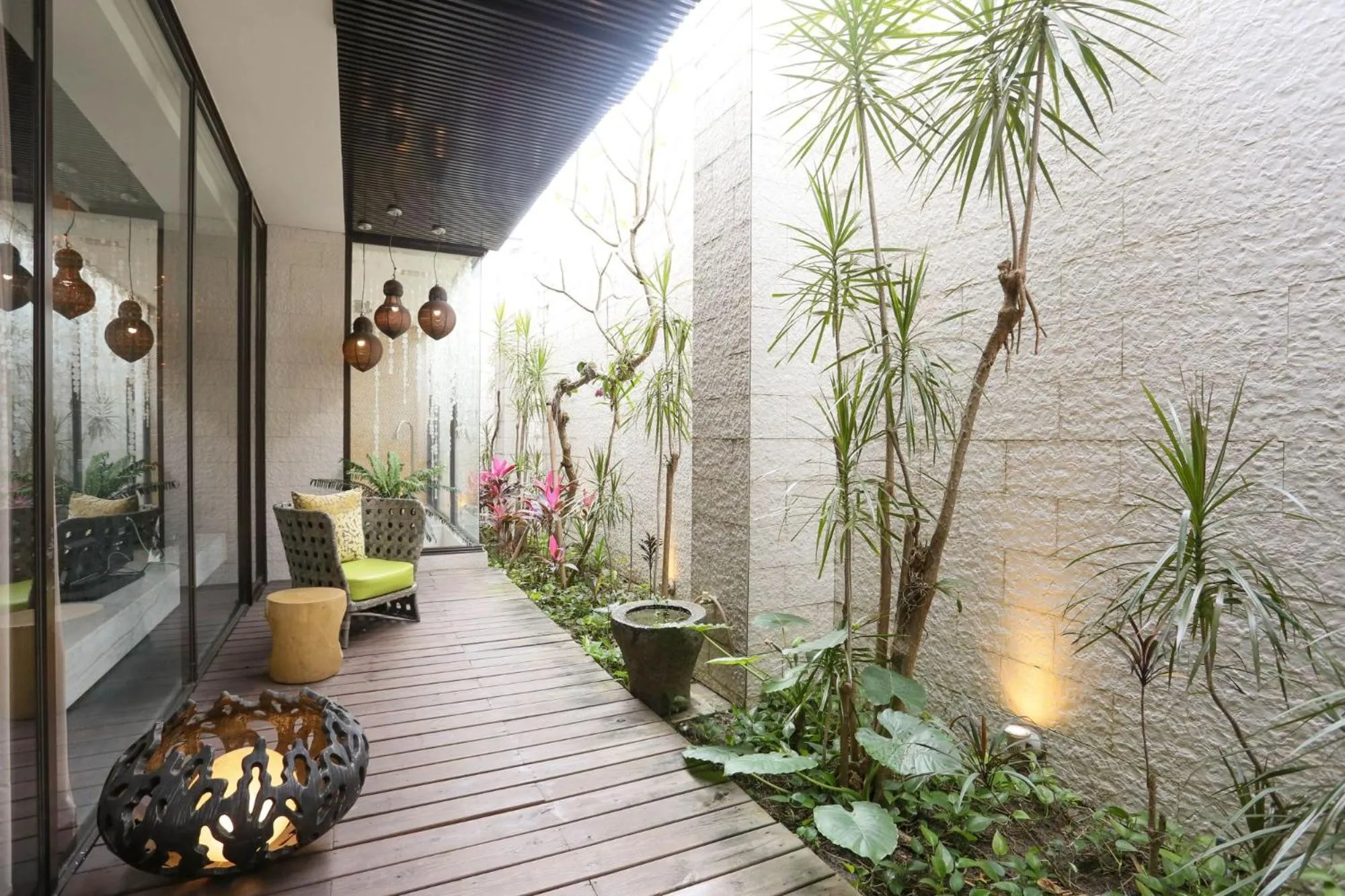 Patio in 沐蘭精品旅館-台北大直館 Mulan Boutique Hotel