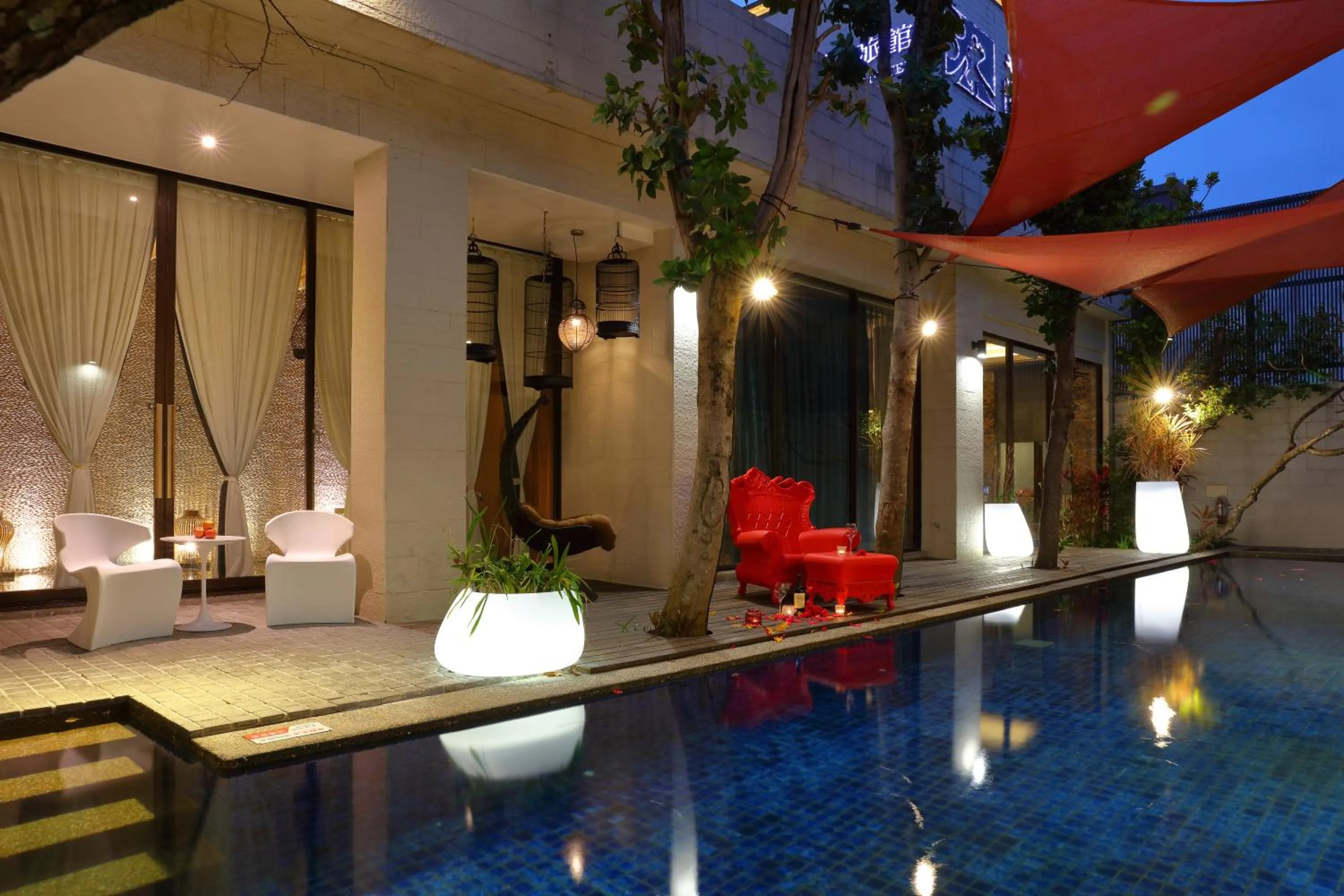 Patio in 沐蘭精品旅館-台北大直館 Mulan Boutique Hotel