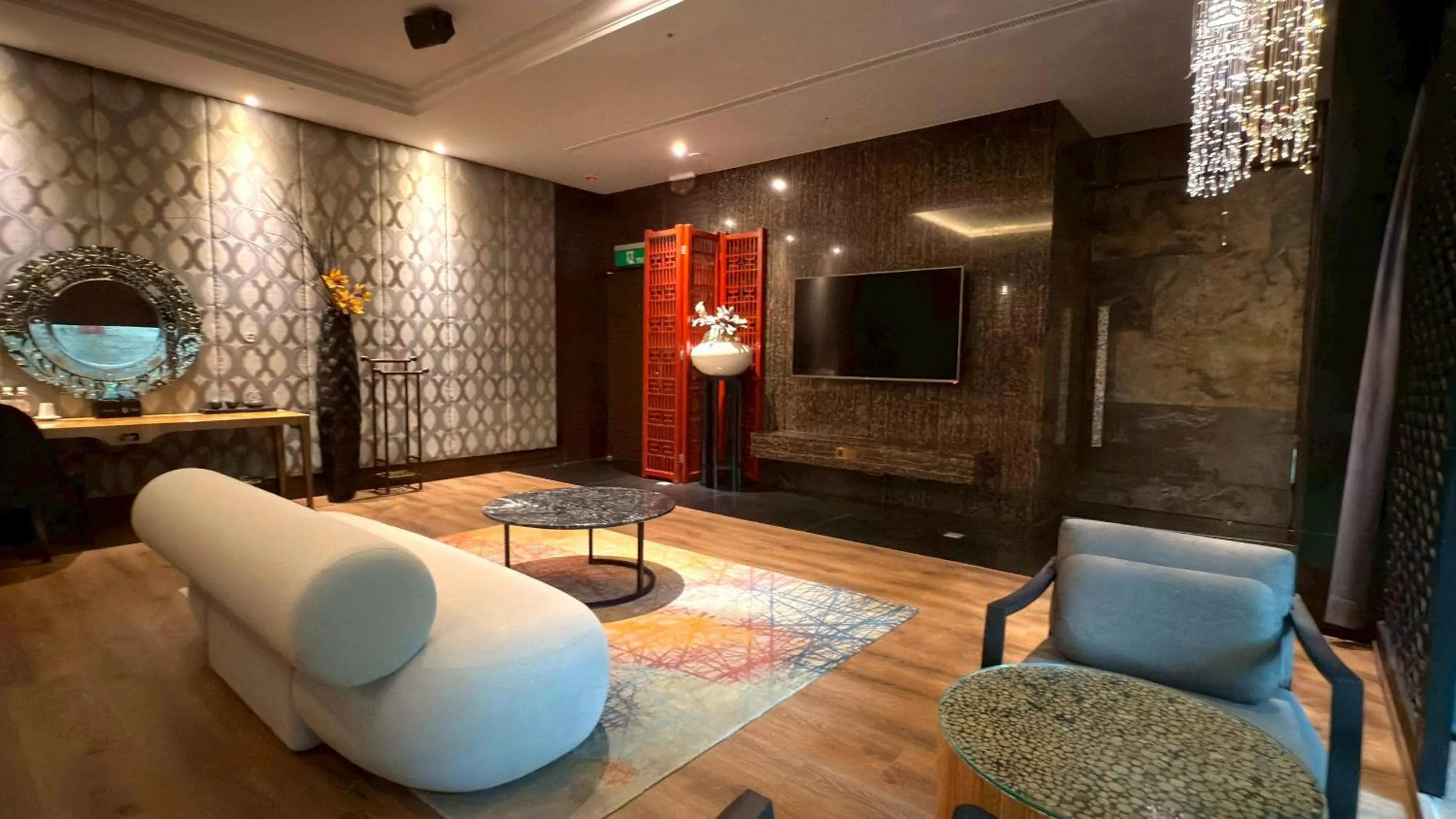 Living room in 台北沐蘭精品旅館 大直館