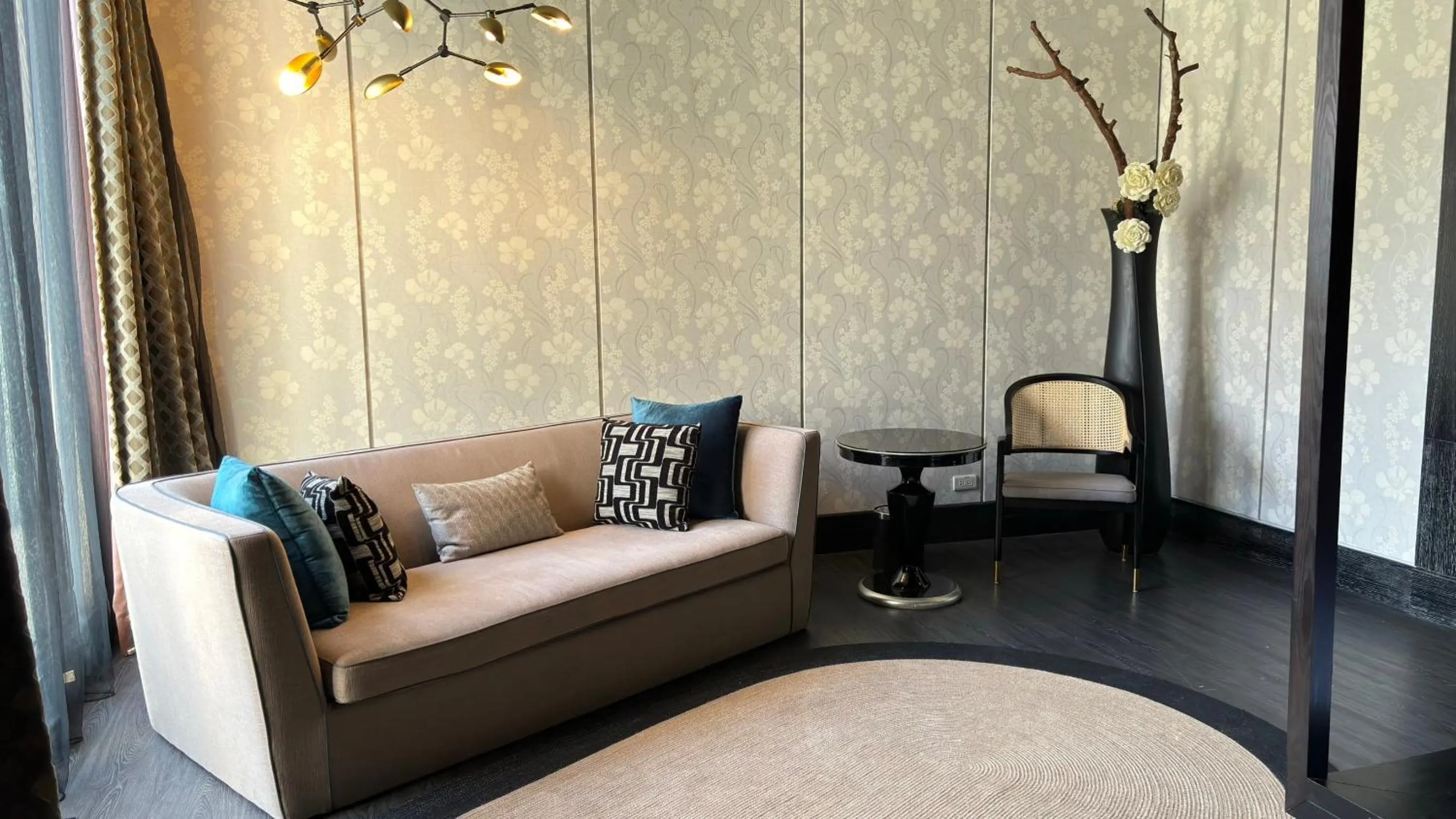 Seating area in 台北沐蘭精品旅館 大直館