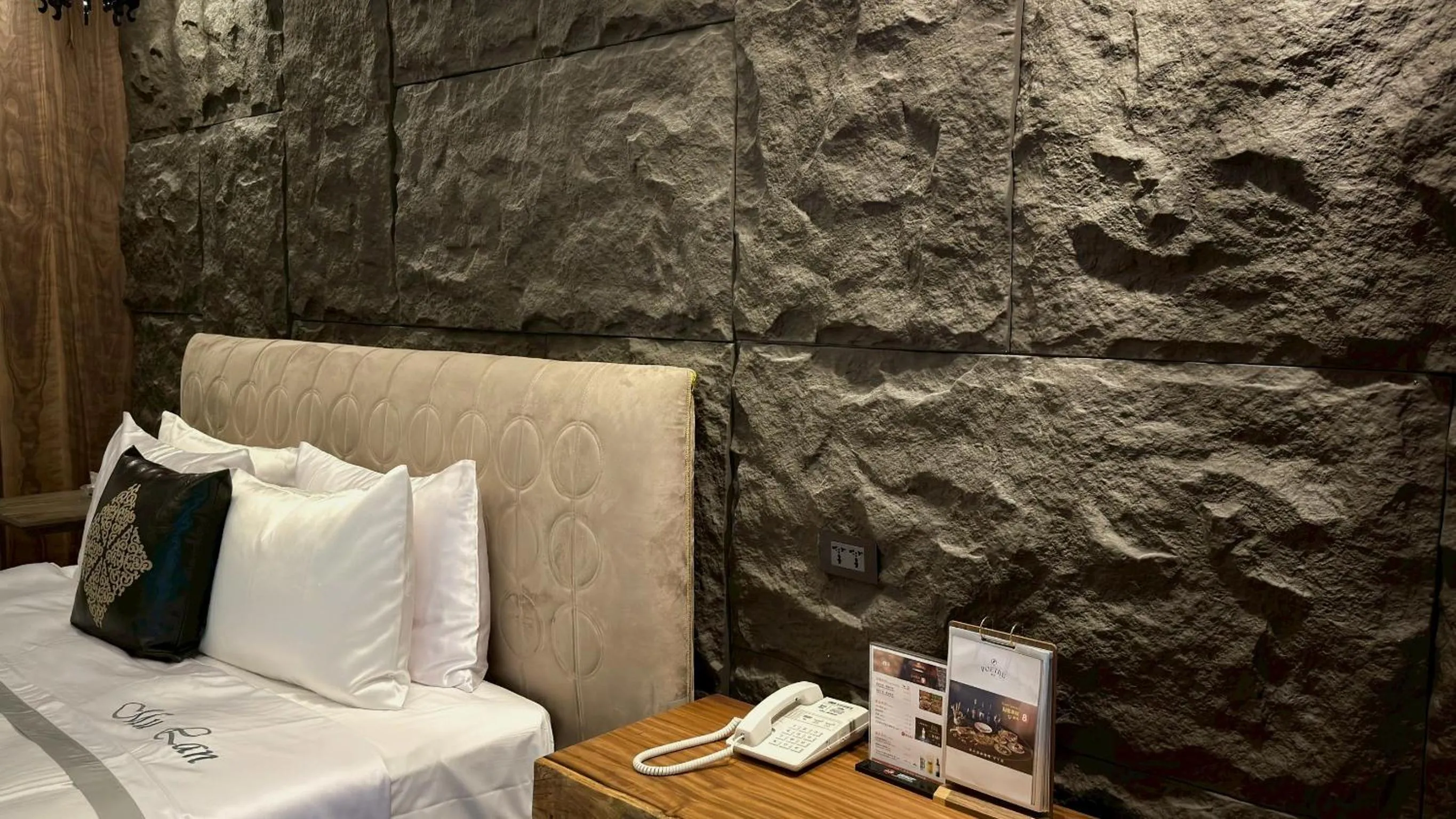 Bed in 台北沐蘭精品旅館 大直館