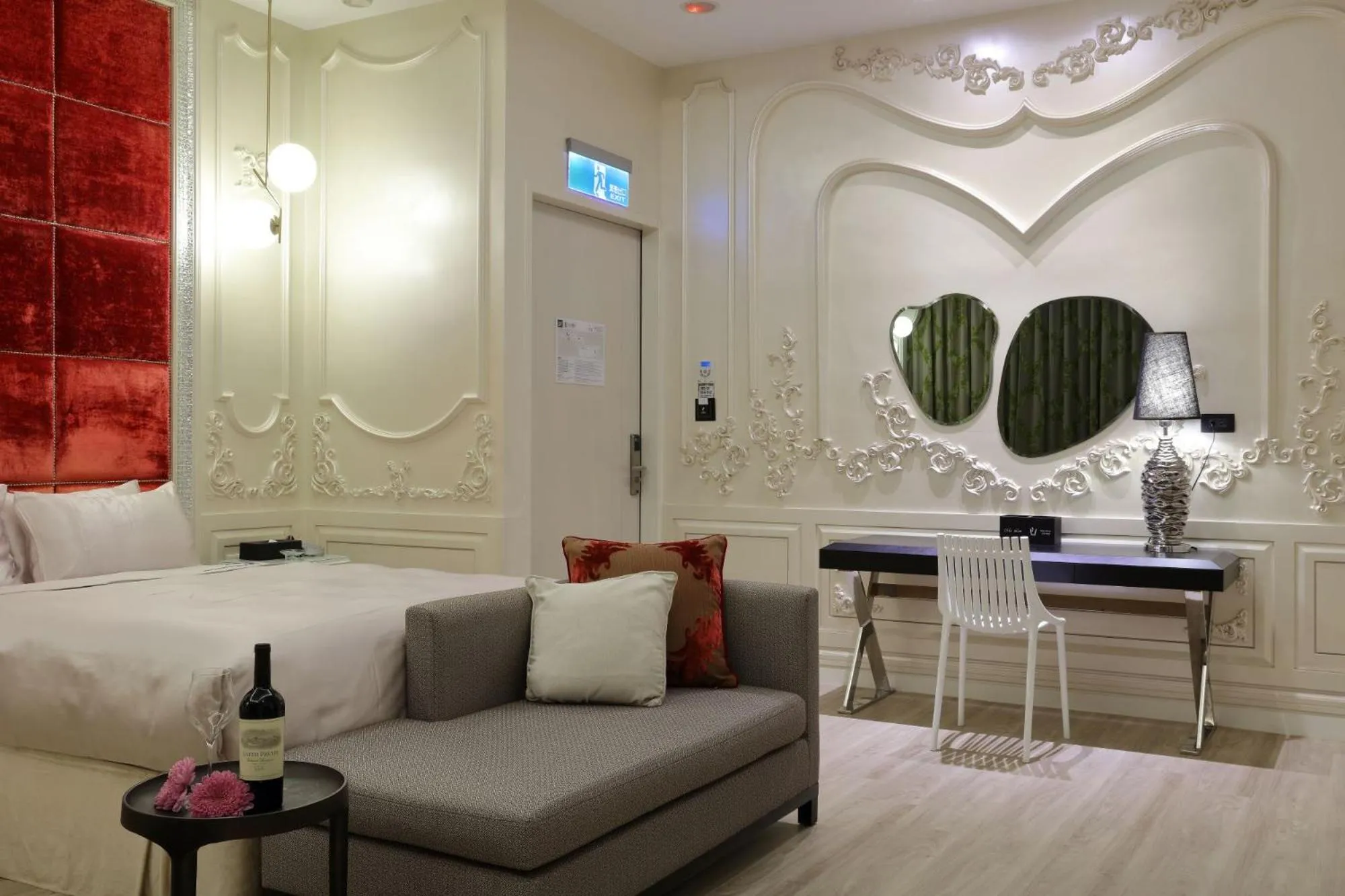 Seating area in 沐蘭精品旅館-台北大直館 Mulan Boutique Hotel