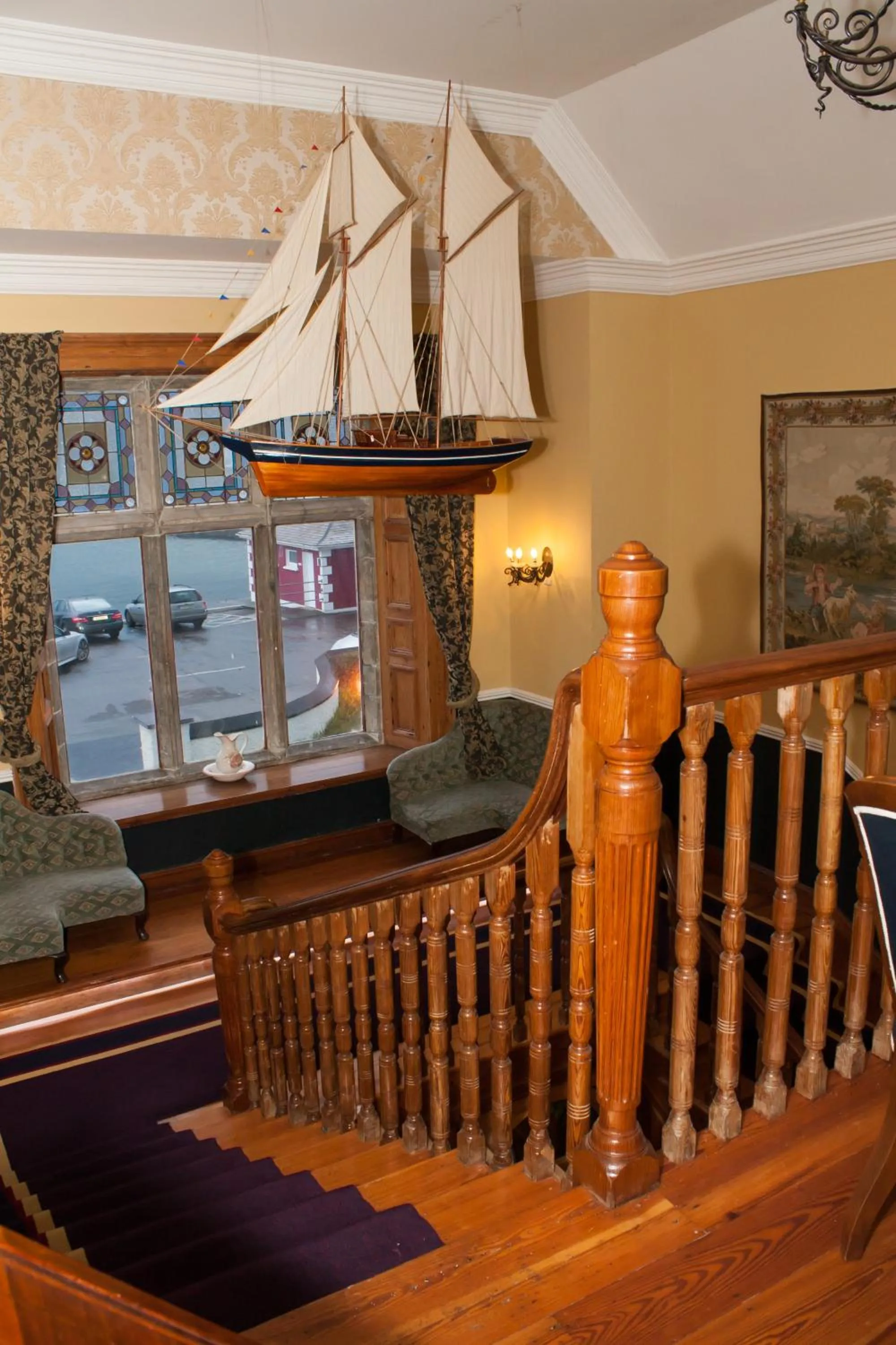 Decorative detail in Royal Valentia Hotel