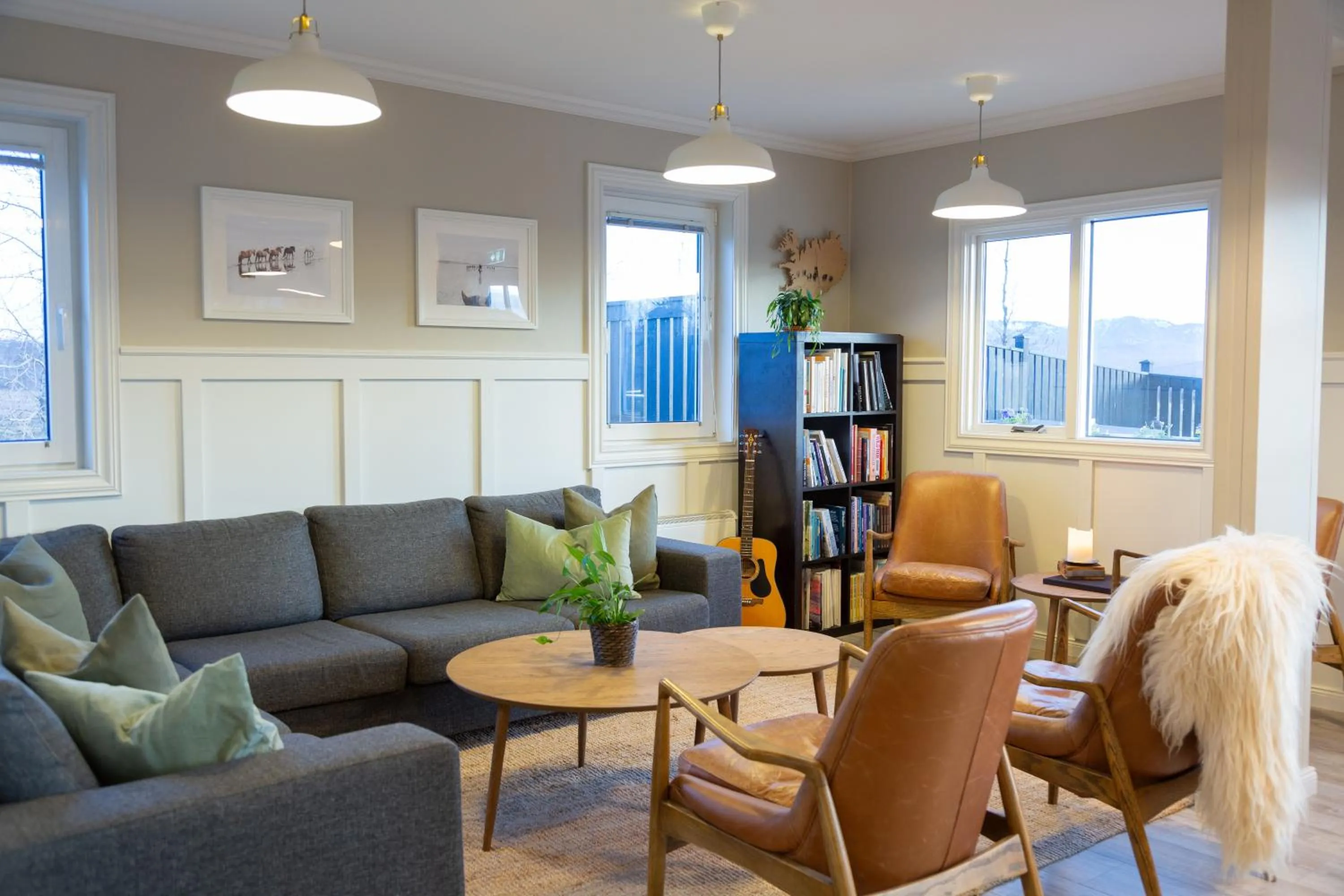 Lobby or reception in Hestaland Guesthouse Horse Farm Stay