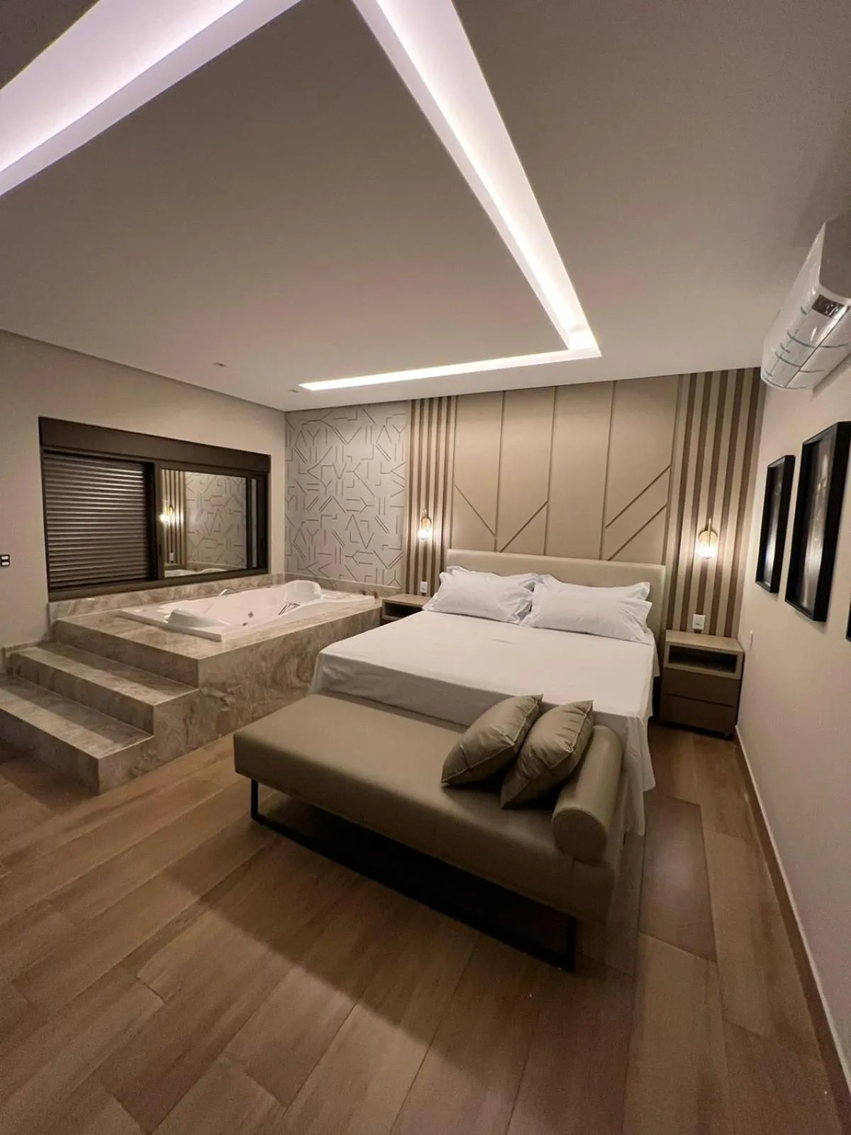 Bed in Pousada do Batata